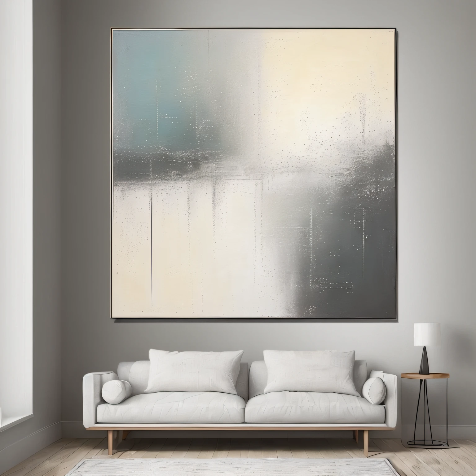 (masterpiece, best quality, beautiful abstract art:1.4), minimalist_abstract_art, simplistic_design, clean_lines, negative_space, geometric_shapes, textures, light_reflections, white_gradient, silver_gradient, monochromatic, subtle_tones, 8k, wallpaper, trending on artstation