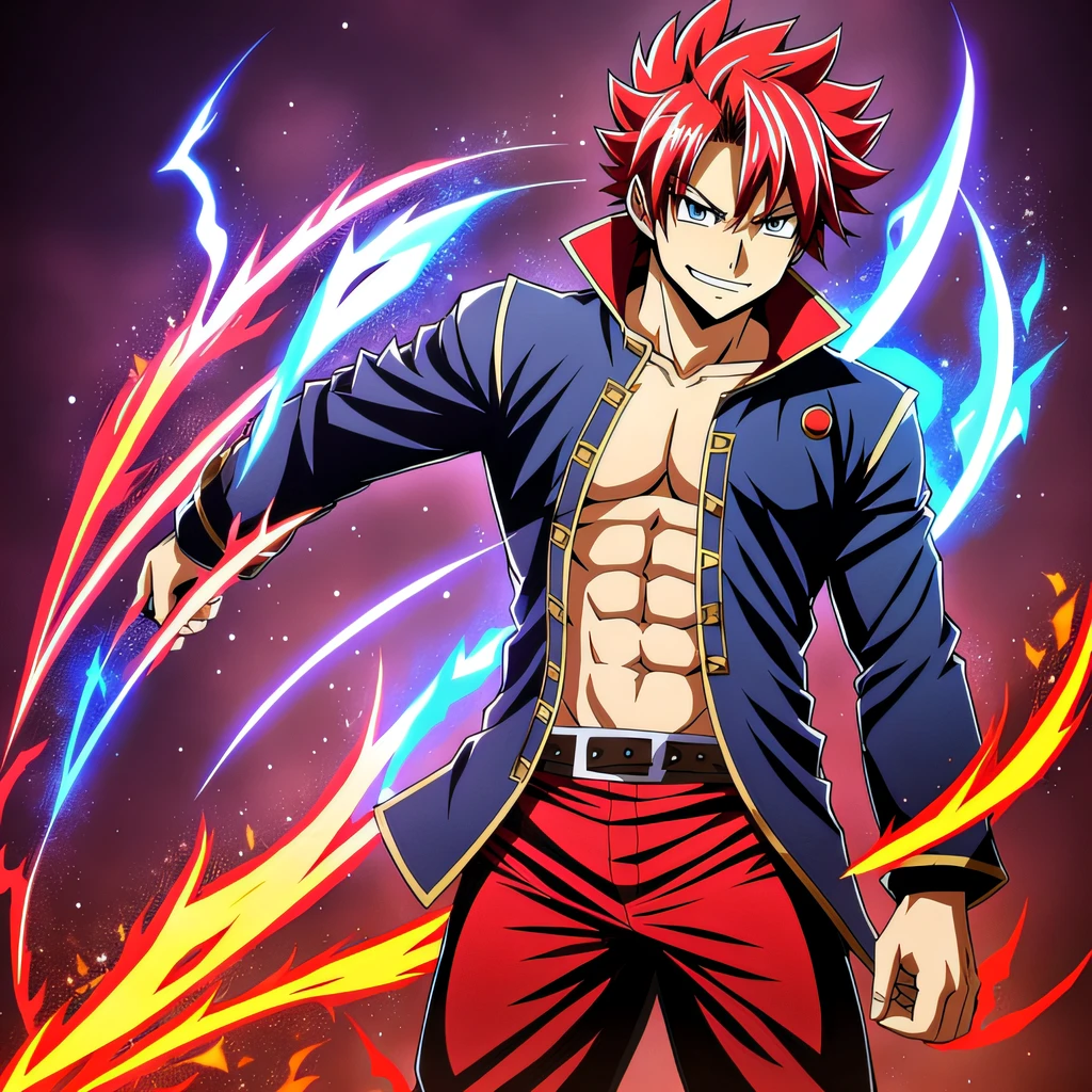boy demon purple anime