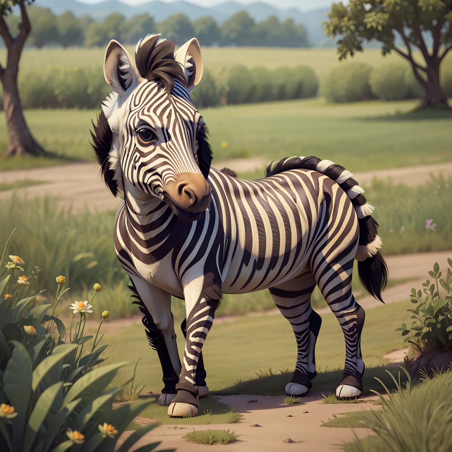 zebra cartoon