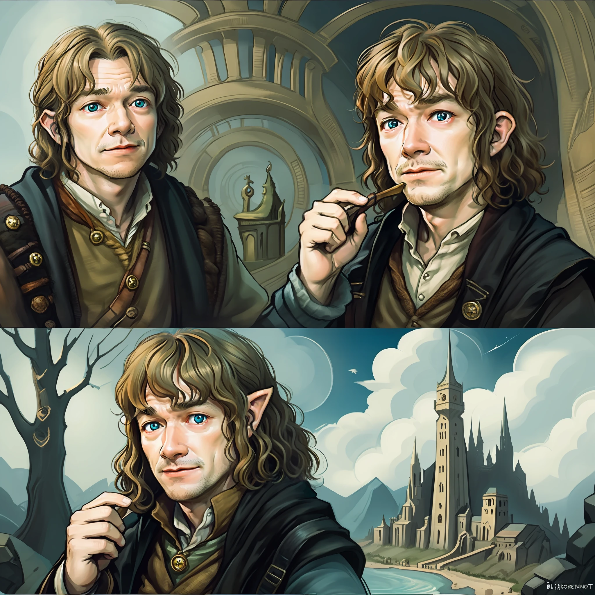 Bilbo Baggins, the hoobit an unexpected journey