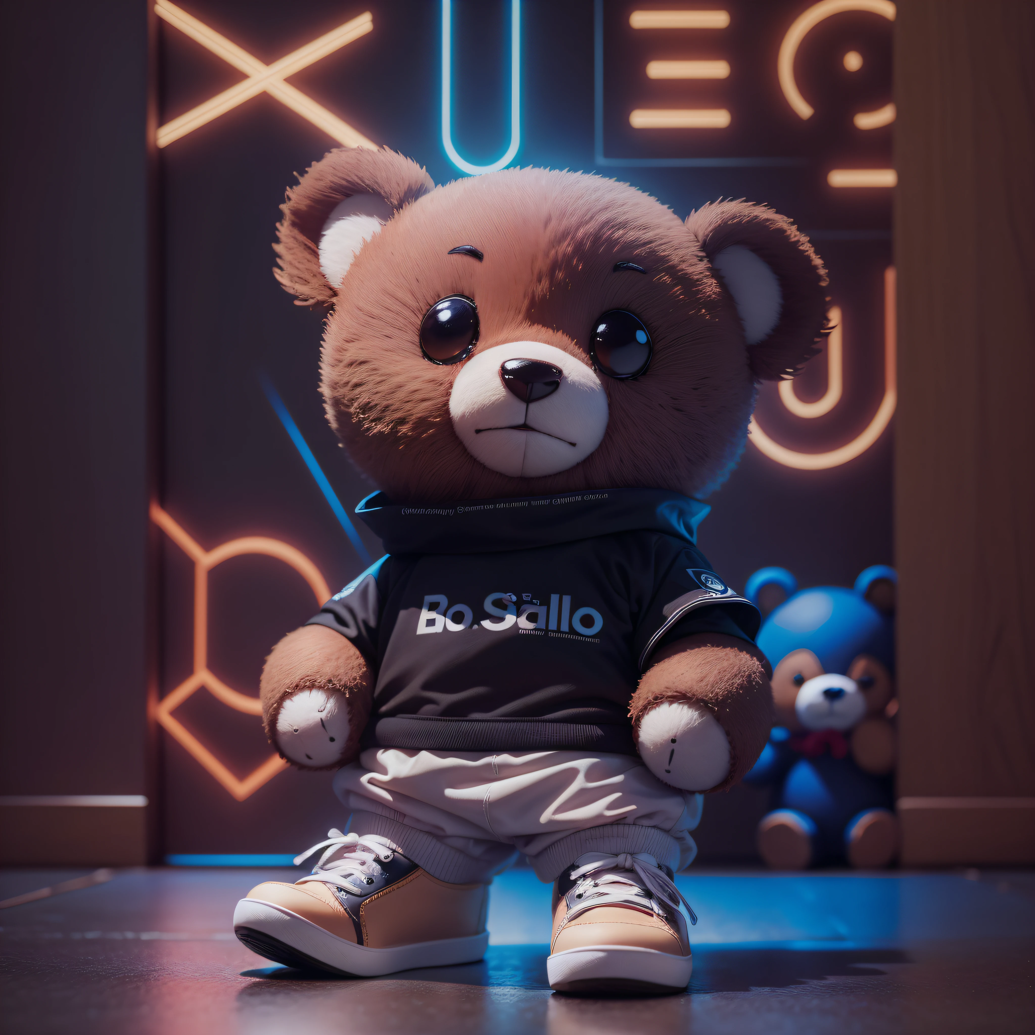 teddy bear with small eyes --auto --s2