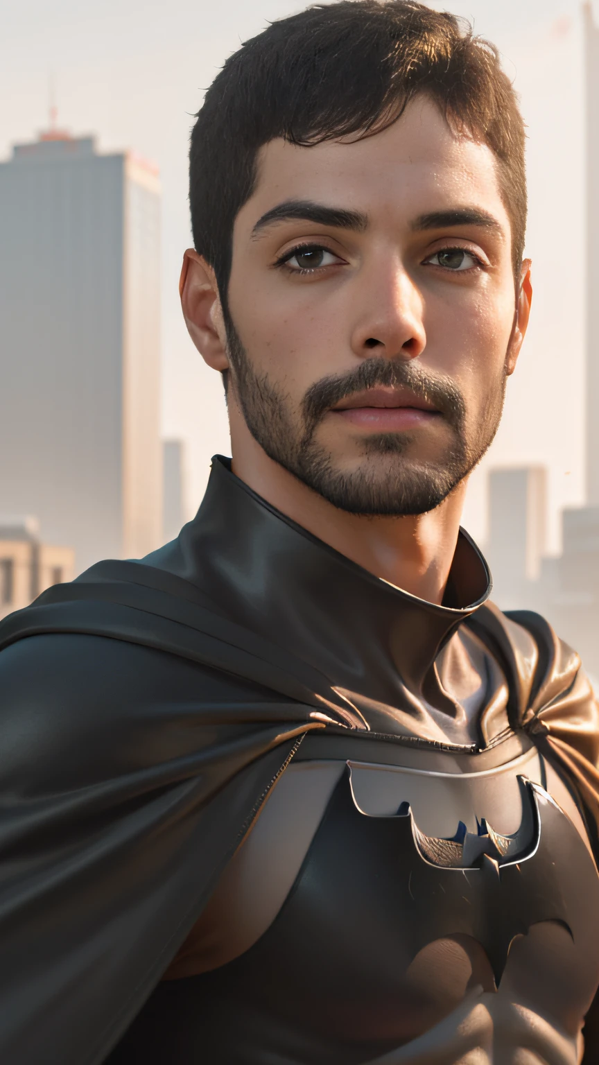 A portrait of Rubens Neto in drawing strokes, details of the face in cartoon, brown ethnicity, Brazilian, brown skin, in animated icon format, with bright and vibrant colors, very detailed image, image with clean strokes, great quality, better quality --auto