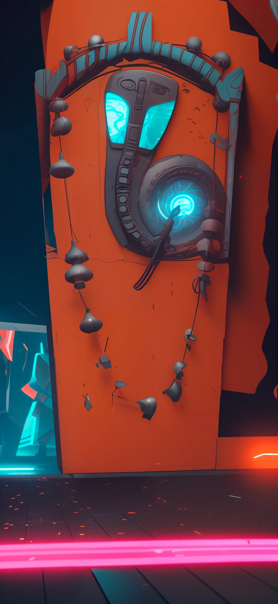 Change background cyberpunk realistic 8k same photos