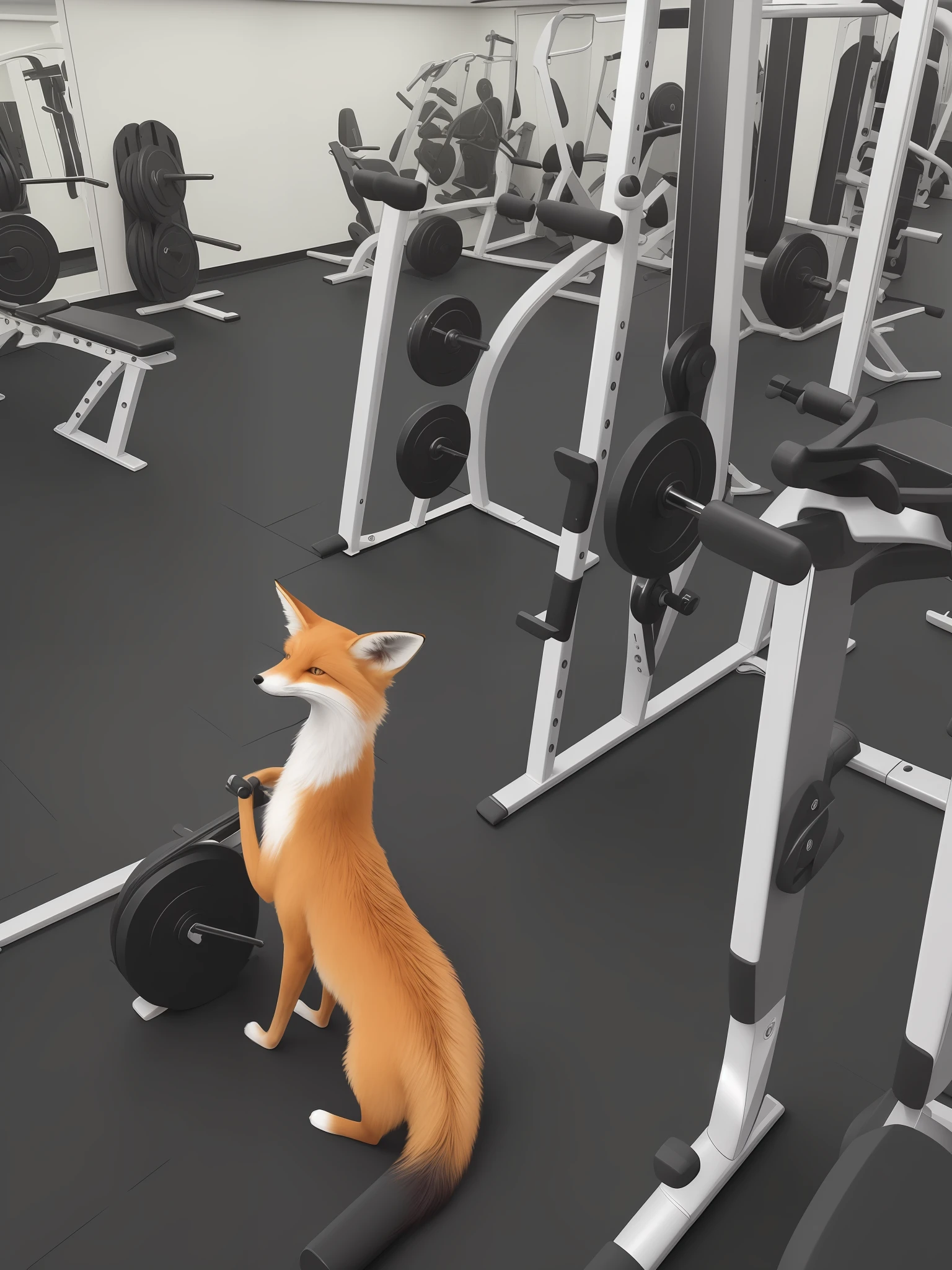 Photo of the cruise fox in the gym