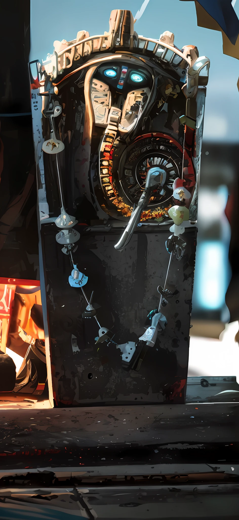 Change background cyberpunk realistic 8k same photos