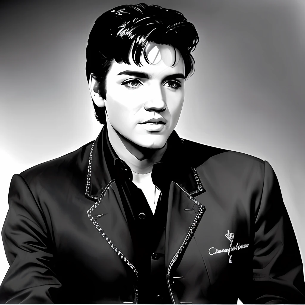 Crie Elvis Presley coversando