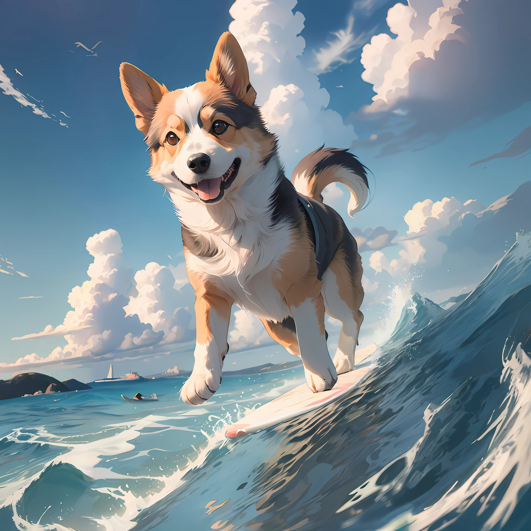 The sea