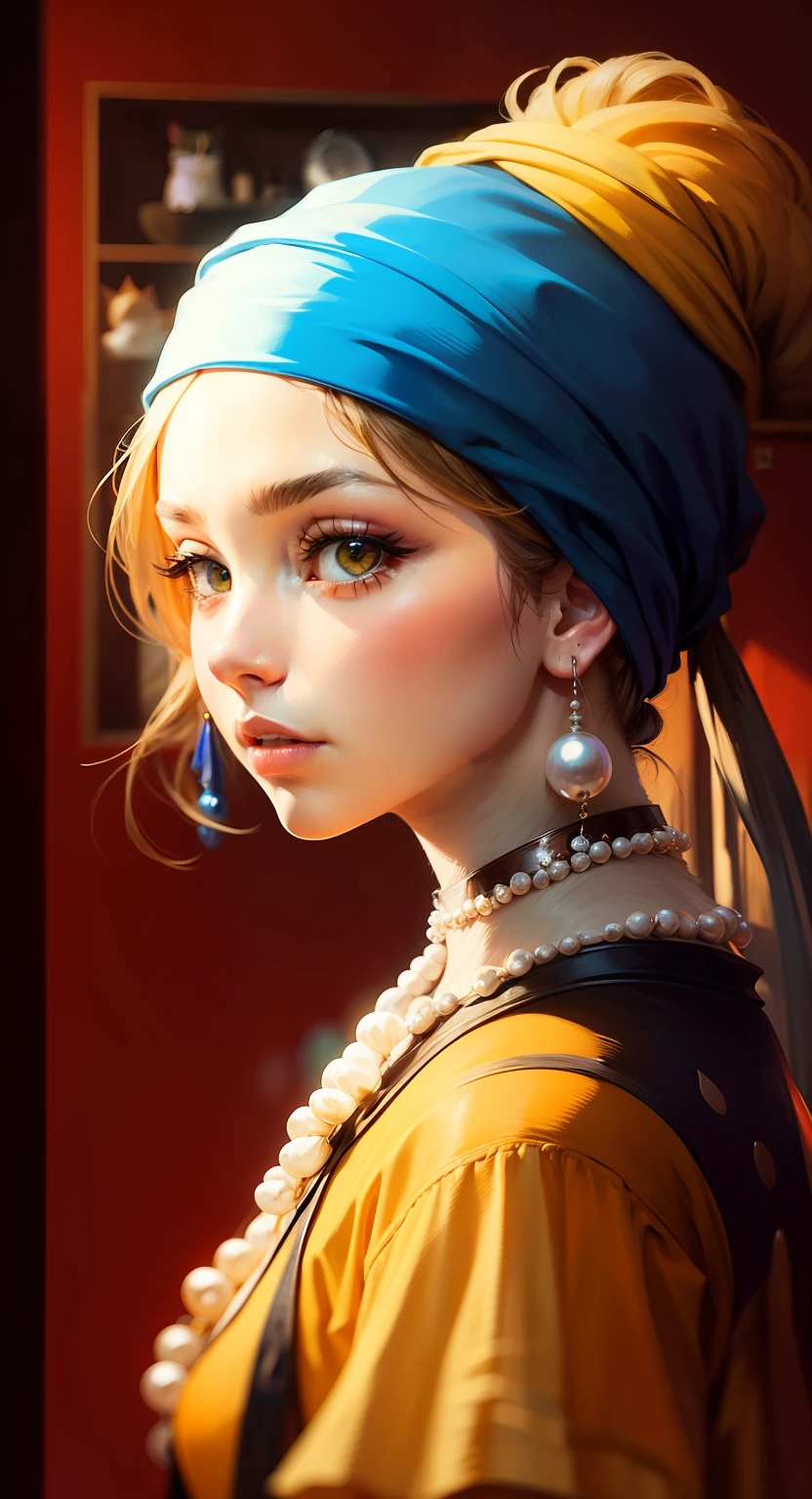 Cat with the pearl earring --auto