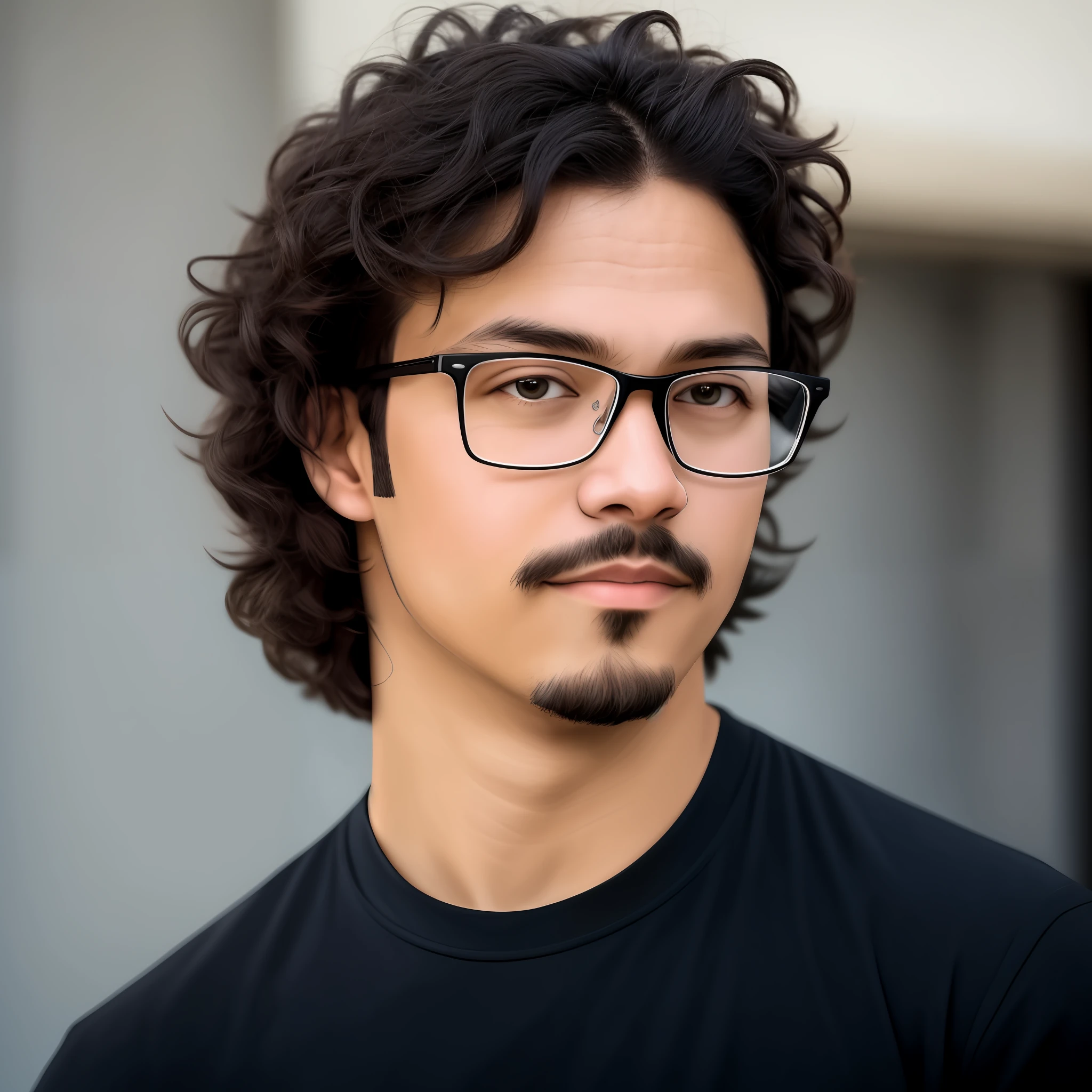 a close up of a person with glasses and a haircut, nerdy, nerdy appearance, with glasses, wears glasses, with black eyeglasses, hipster hair fringe, glares, inafune design, nerdy glasses, with glasses on, headshot profile picture, nerds, mowhawk, black glasses, wild spiky black saiyan hair, nerd emoji, nerd, glasses
