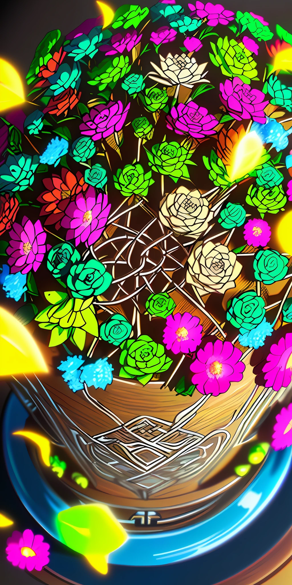 Masterpiece, best quality, (very detailed CG unit 8k wallpaper) (best quality), (best illustration), (best shadows) Nature', blue sea, delicate petal leaves of various colors falling in the light of the air Tracking, super detailed, wanostyle ((masterpiece)), best quality, high quality, ((extremely detailed CG unit 8k wallpaper)), ((A close-up of a succulent)). A dry place like an empty desert, dear, foxy, Mono Lake, hackberry, 3D digital paintings, award-winning photography, Bokeh, depth of field, HDR, bloom, chromatic aberration, photorealistic, extremely detailed, trend in artstation, trend in CGsociety, intricate, high detail, dramatic, art in the middle of the journey --v6
