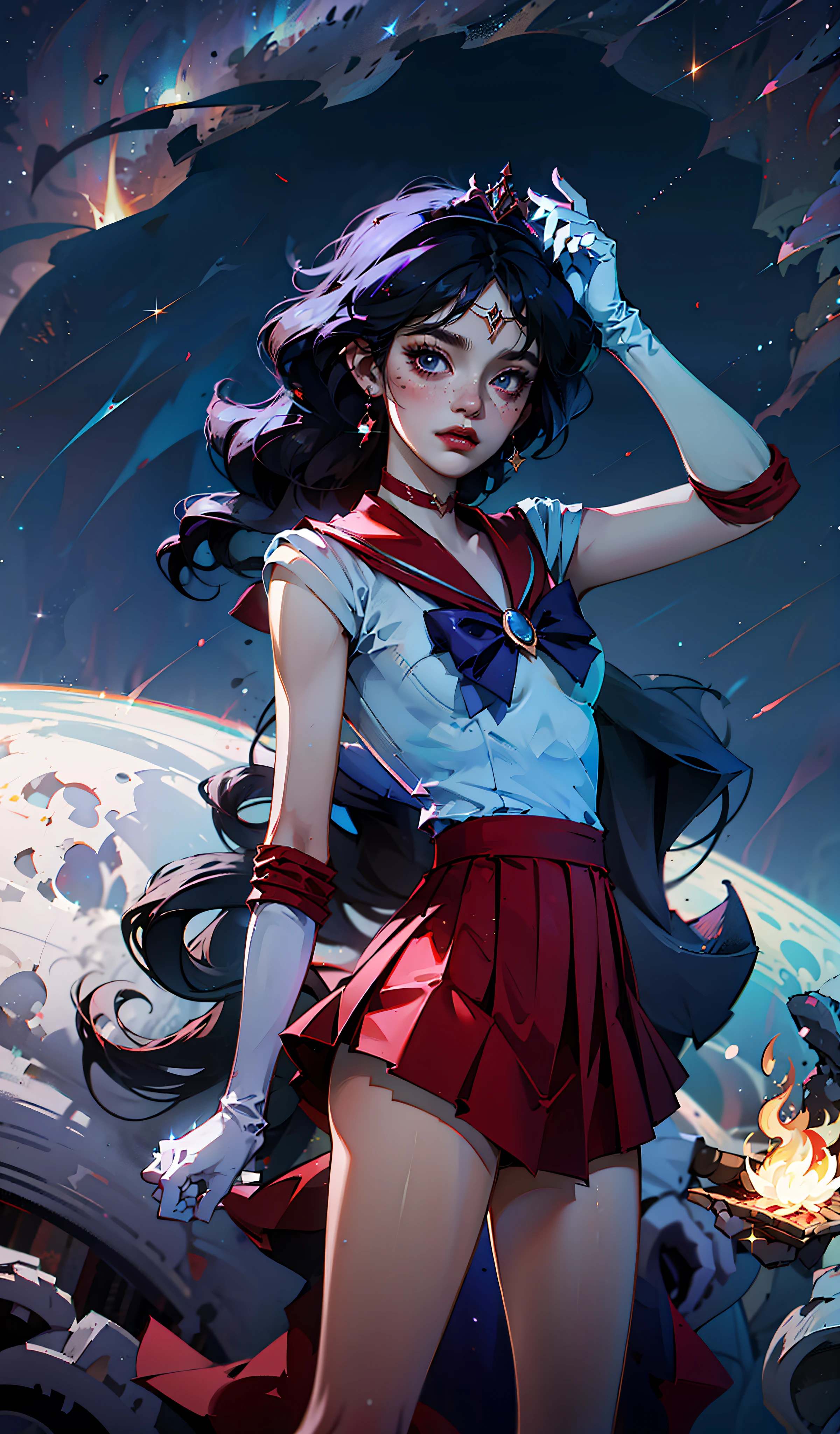 Fire, fire particles, red magic sparkle, red magical particles