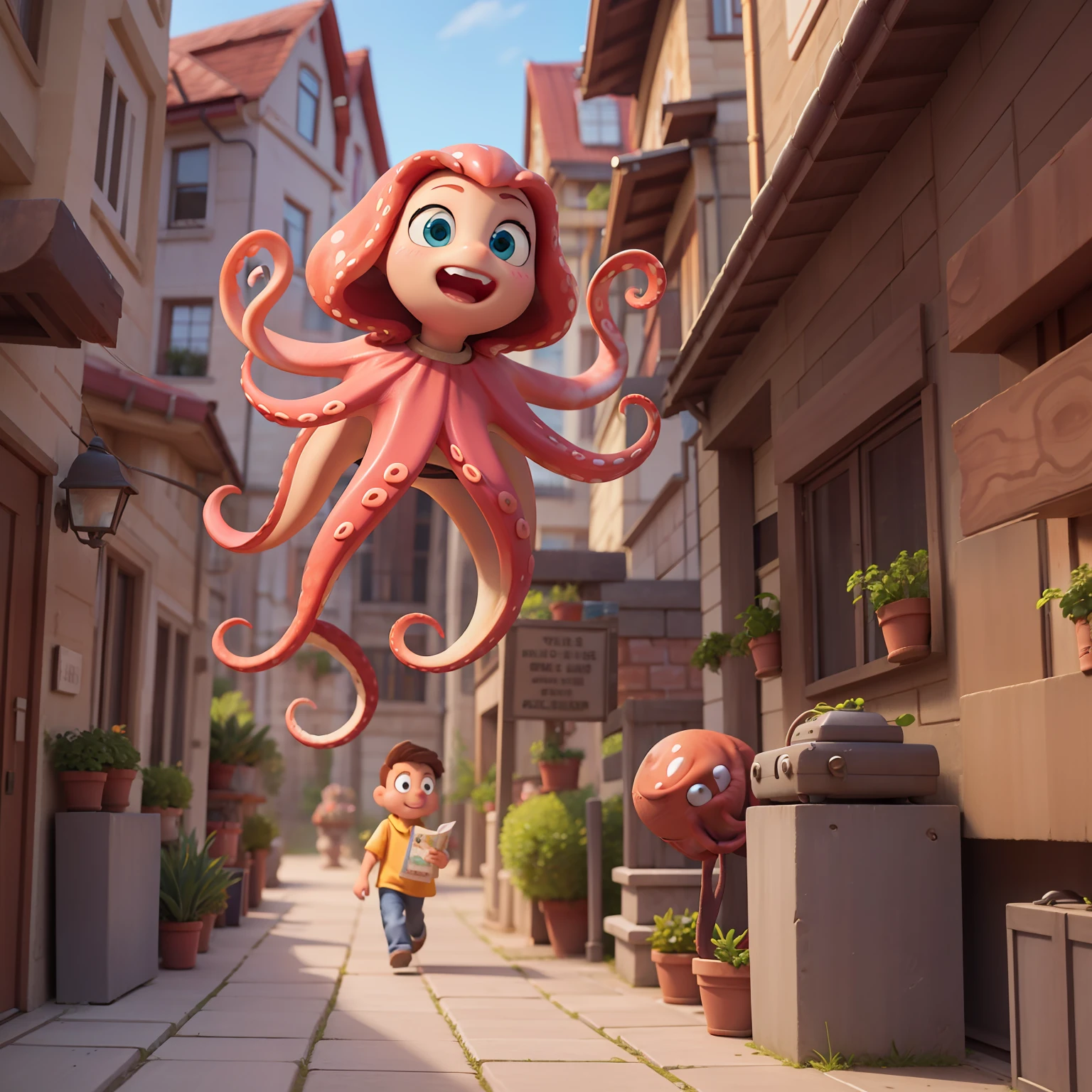 octopus cartoon