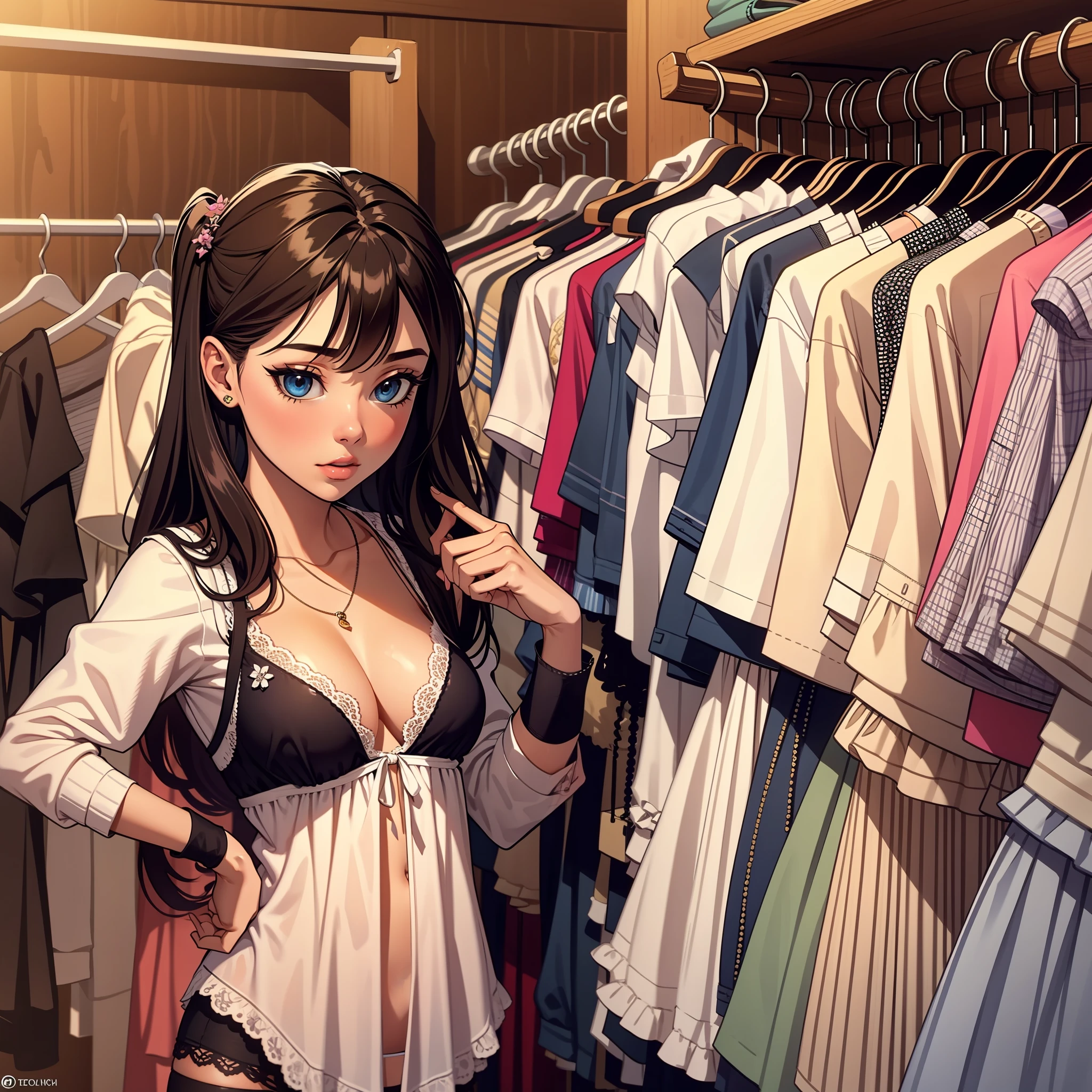 A girl's closet