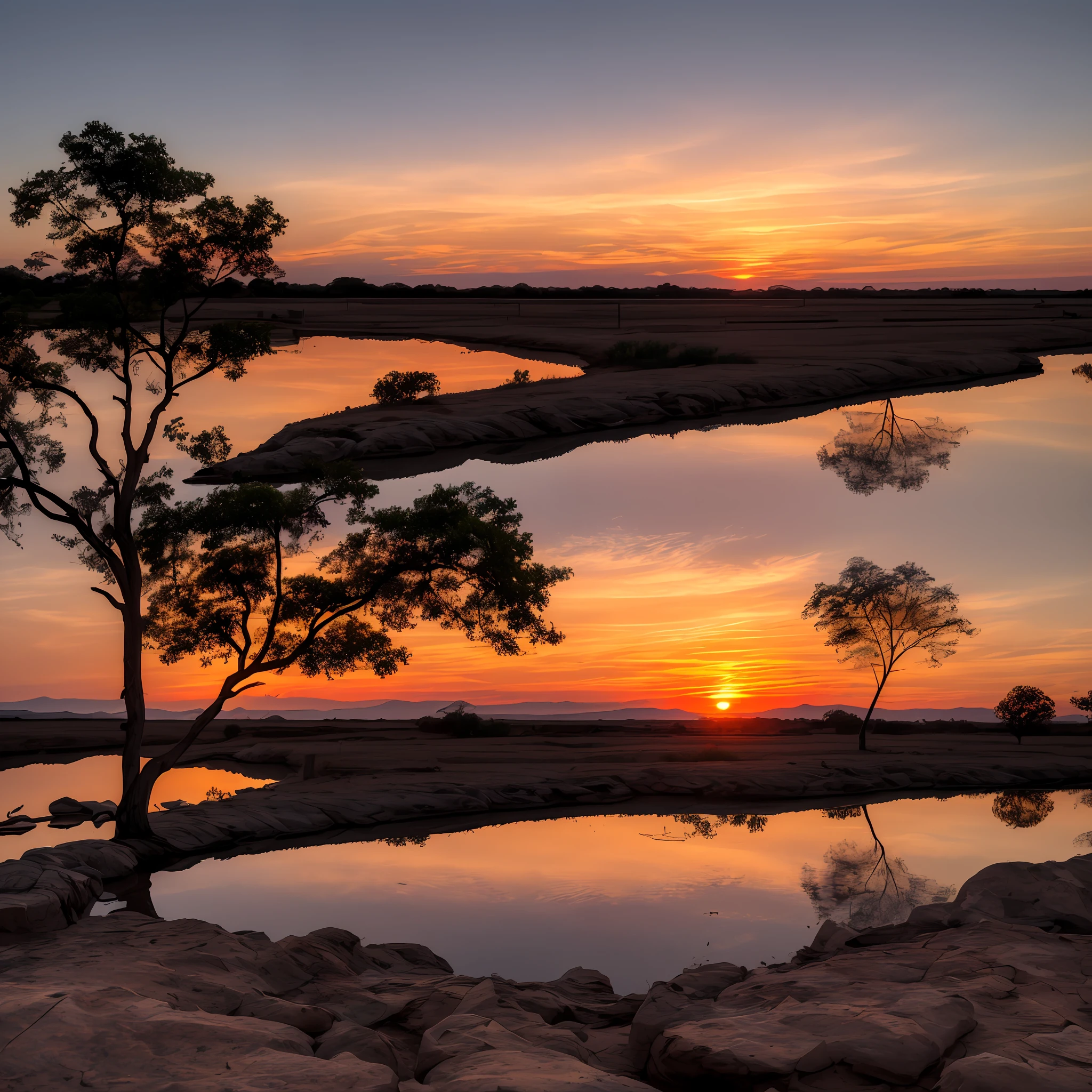 Sunset on bar far9l in 4k --auto