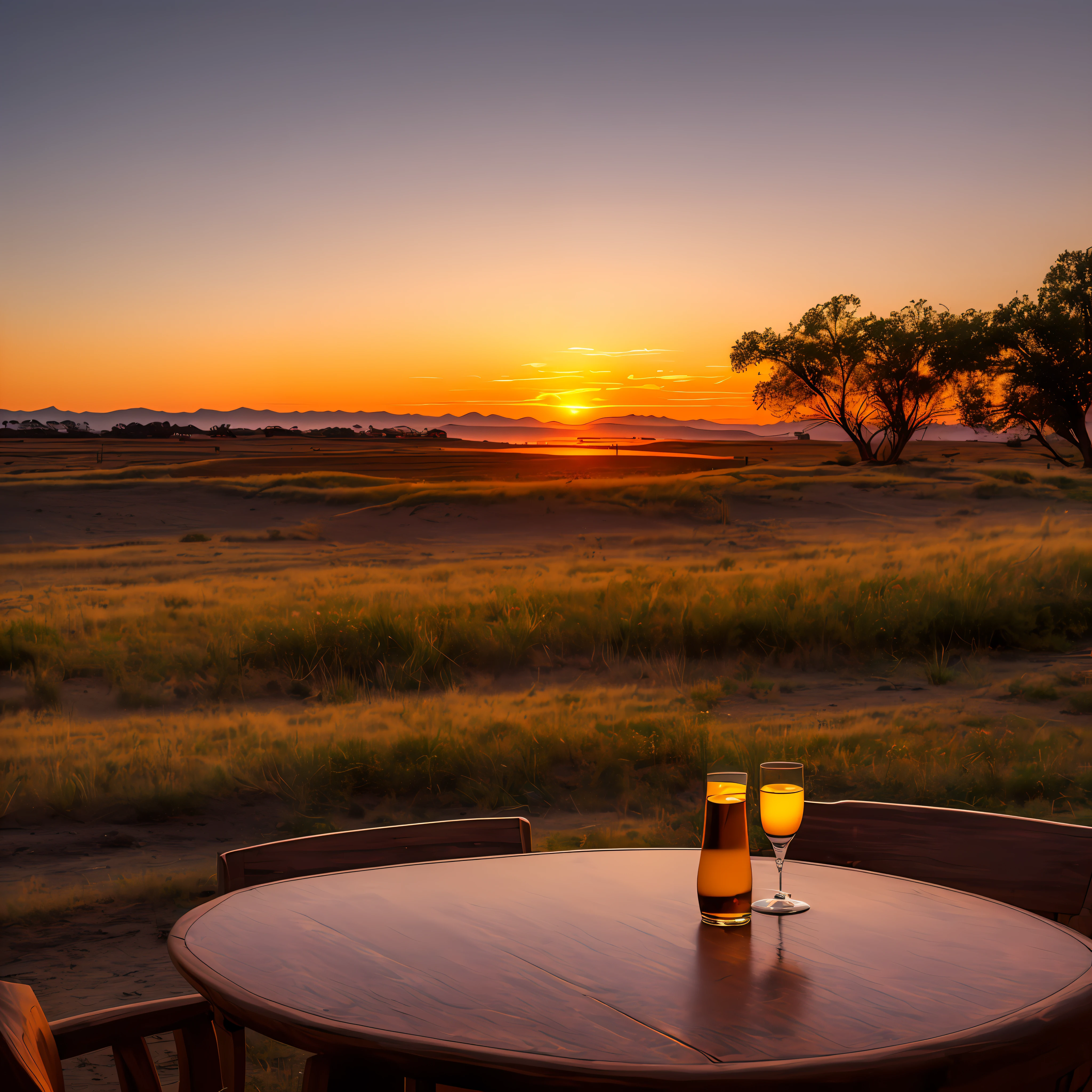 Sunset on bar far9l in 4k --auto