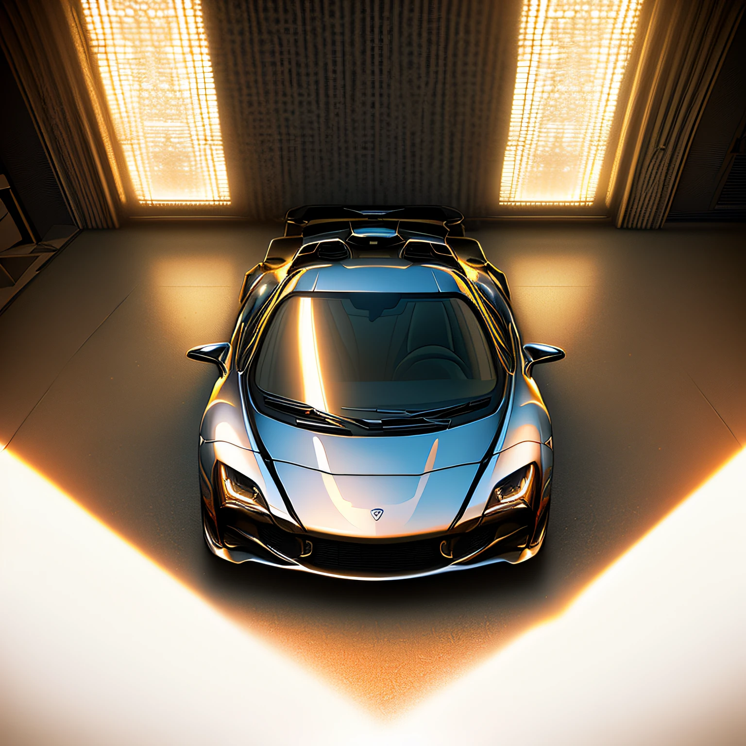 .futuristic car. realistic photo, ultra details, natural light, light background, photo, Studio lighting cinematographic photography + dynamic composition --auto