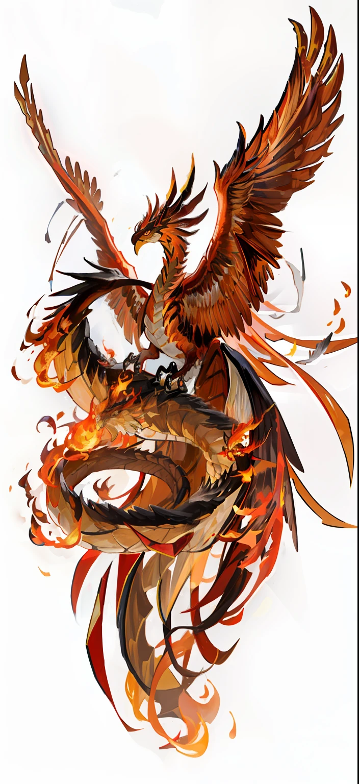 a close up of a bird with a dragon on its back, phoenix dragon, artwork of a phoenix, phoenix rising from the ashes, phoenix rising, phoenix in fire, ''wallpaper of a phoenix, with fiery golden wings of flame, fiery bird, with fiery golden wings, ''wallpaper of a phoenix resting, fire flaming serpent, a phoenix, ornate with fiery explosions