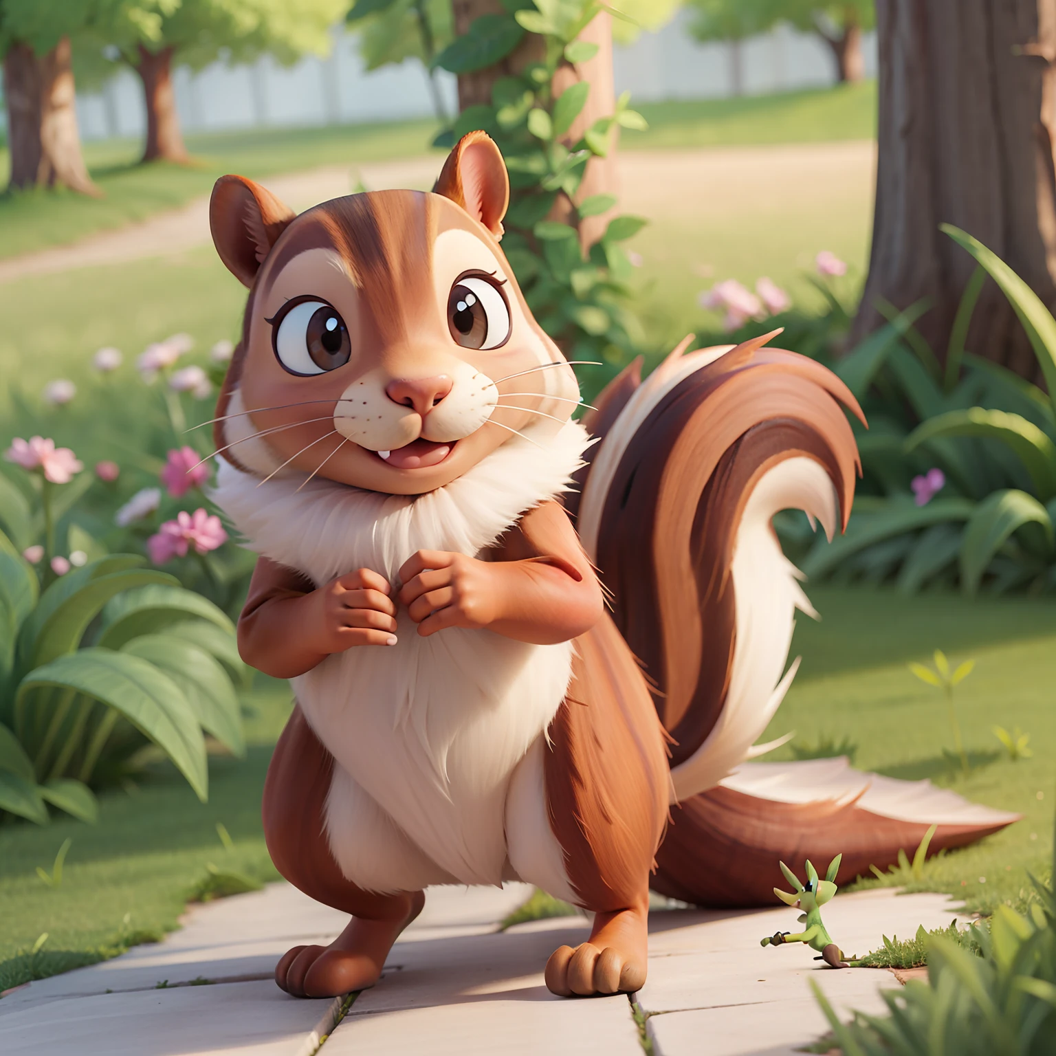 Squirrel cartoon