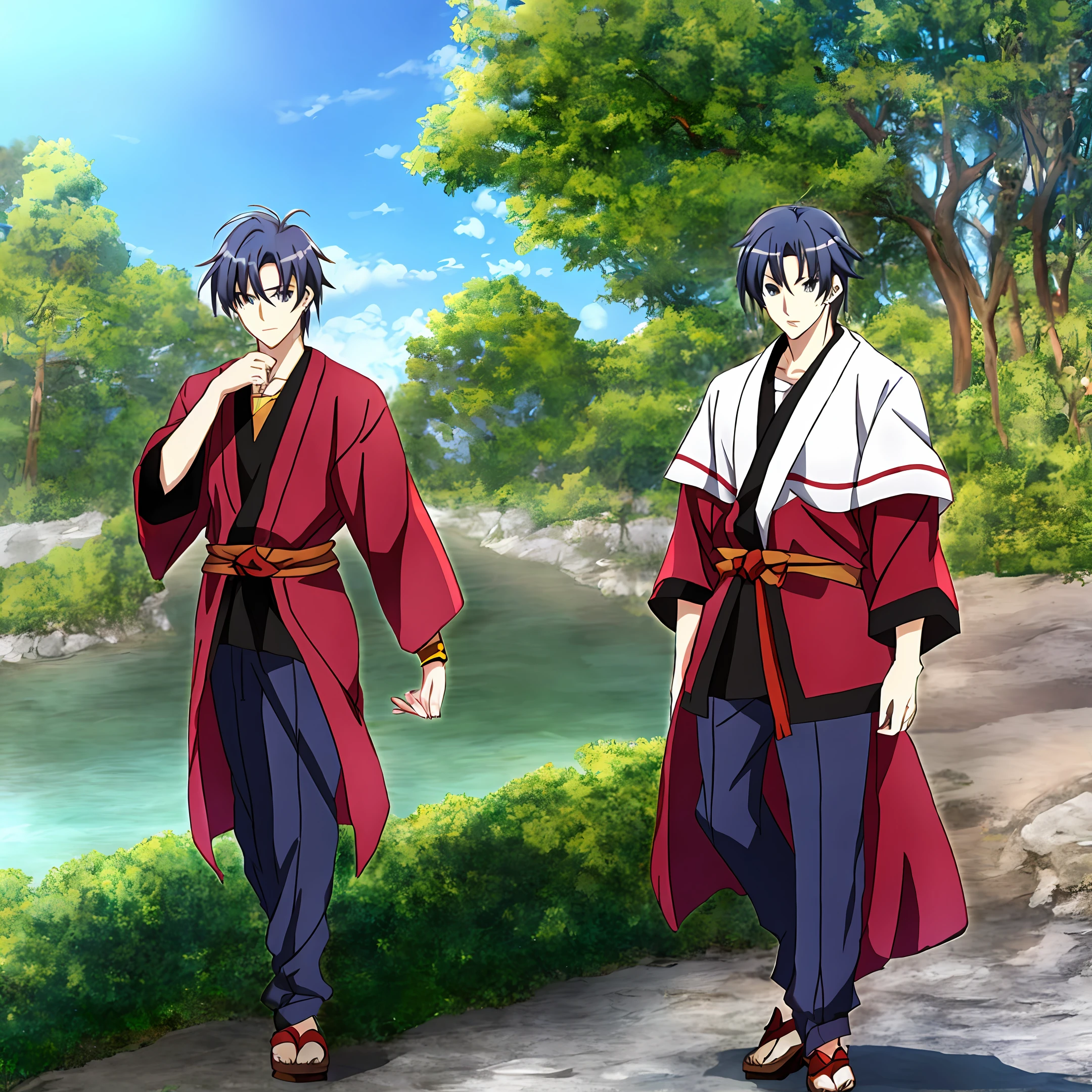 Ancient style national tide boy anime