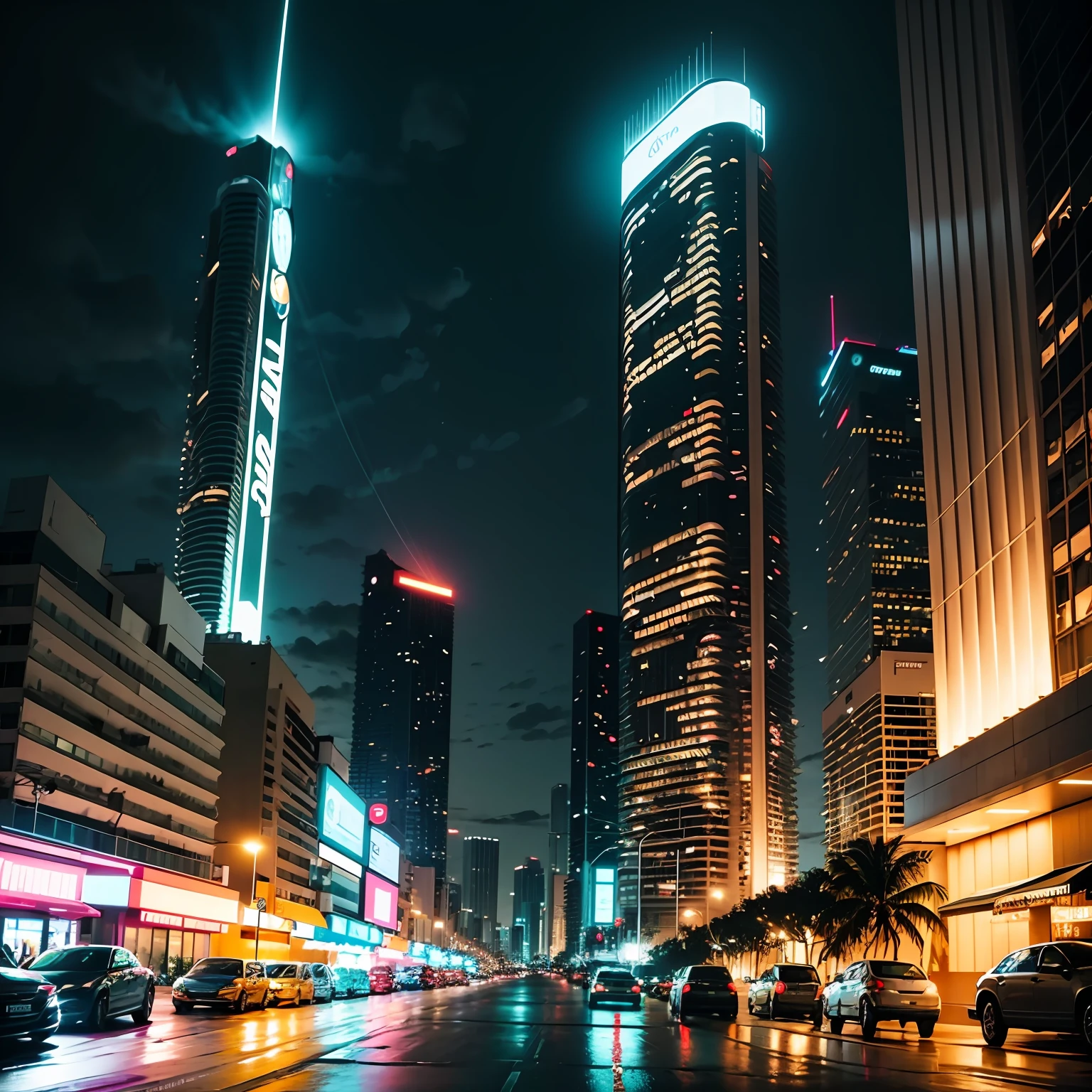 Creates a mood at night in Miami --auto