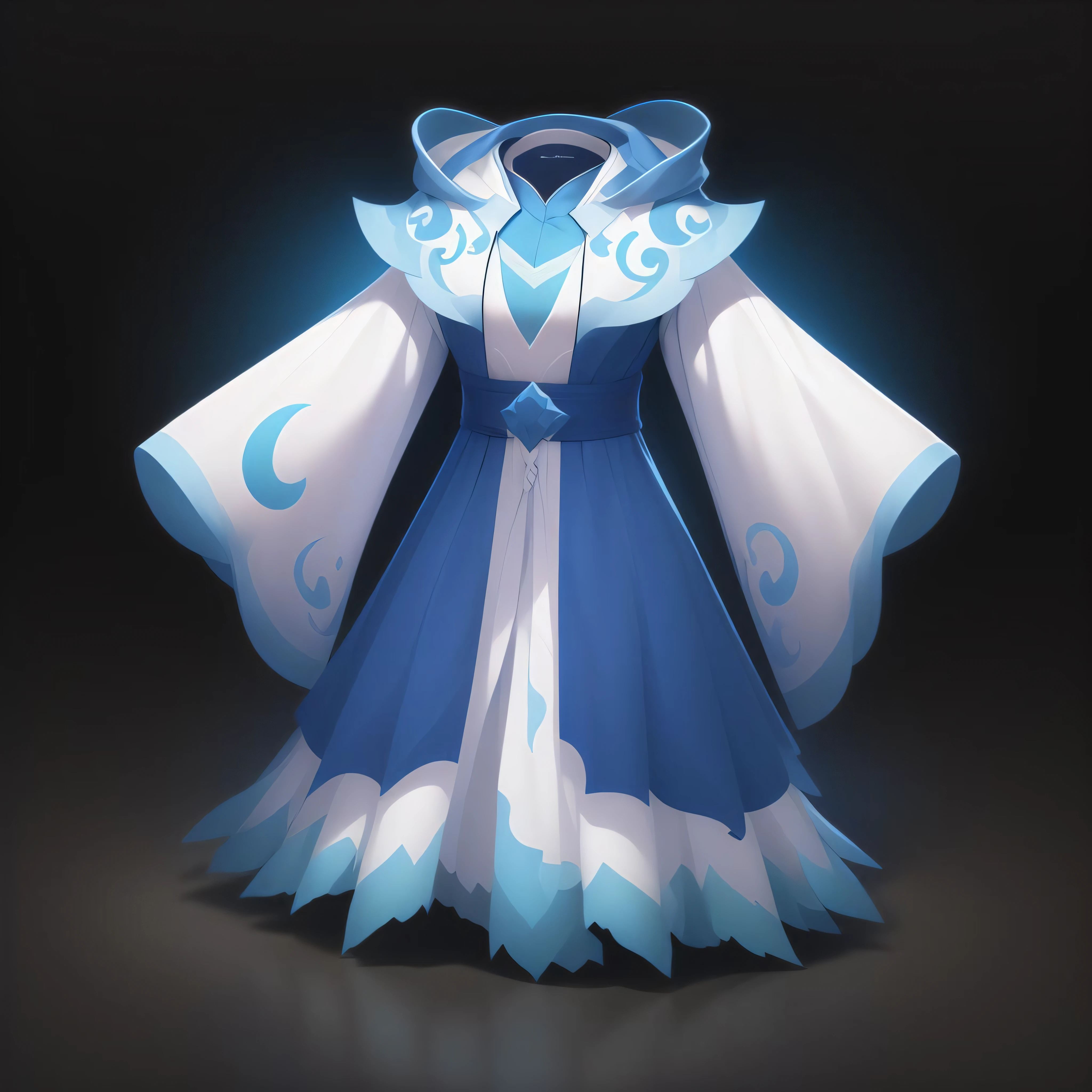 (Nobody: 1.5), Masterpiece, Ultimate, (Rainbow Colors), Cape, Viet Dress, Blue Dress, Game Icon,