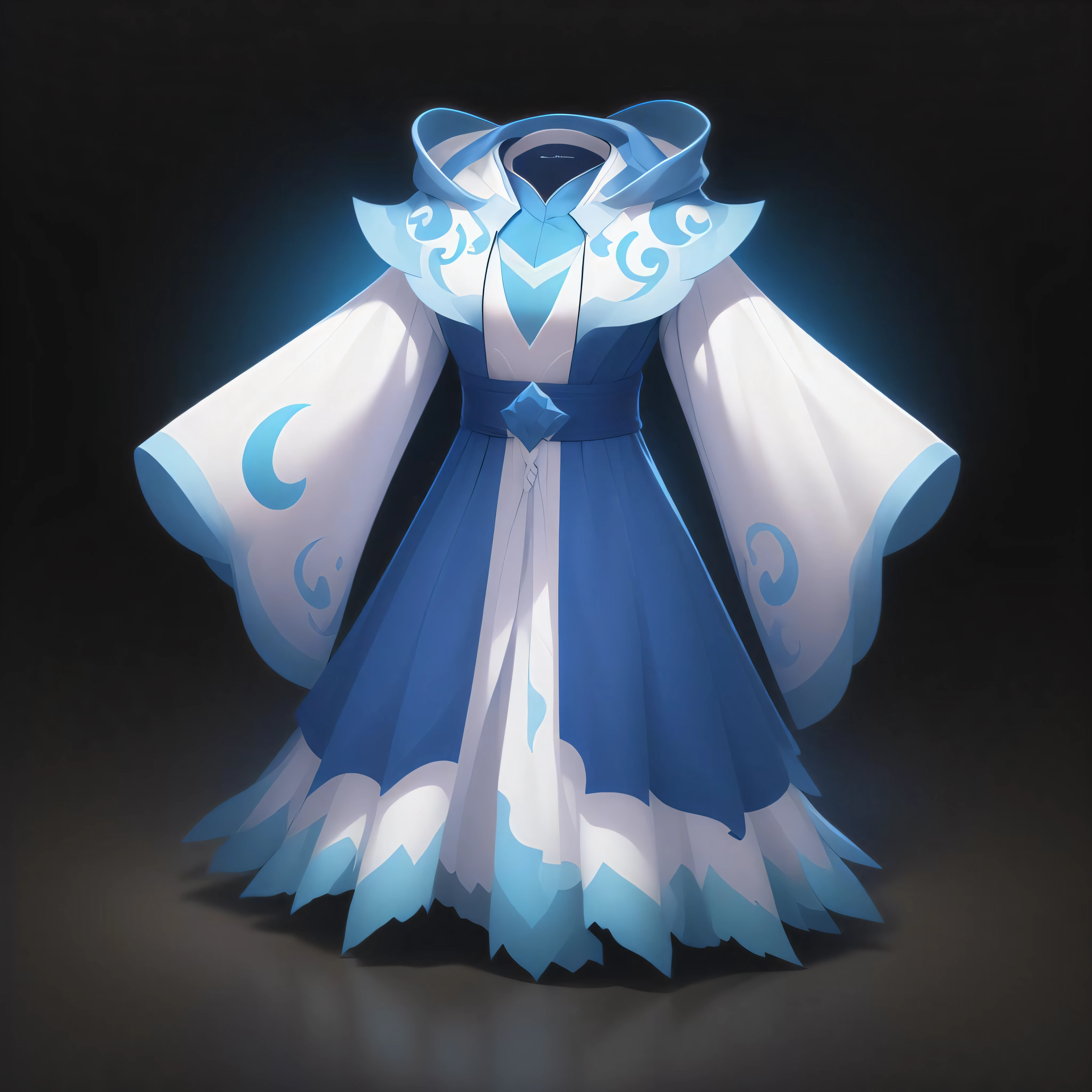 (Nobody: 1.5), Masterpiece, Ultimate, (Rainbow Colors), Cape, Viet Dress, Blue Dress, Game Icon,