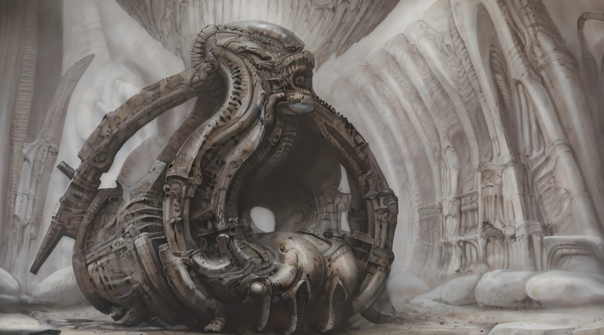 made by H R Giger. intricate, beautiful wallpaper detailed colorfull, intricate complexity, 4 k, concept art, by wlop, artgerm, greg rutkowski, sharp focus, volumetric lighting, cinematic lighting