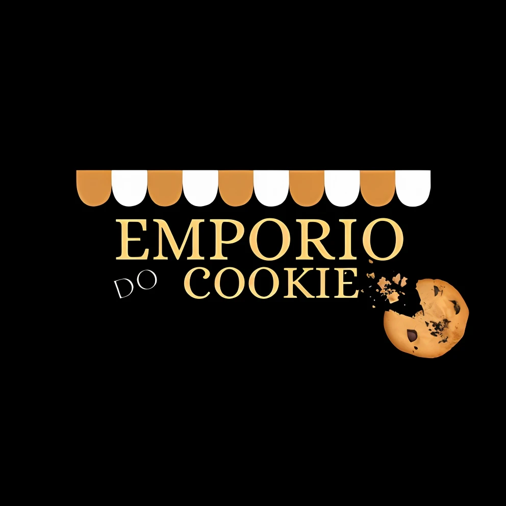 Prompt: create a modern and sophisticated logo for the Cookie Emporium, using colors that convey desire to customers. Based on color psychology, I will suggest using shades of red and gold, which are colors associated with appetite and sophistication. Here's a description of the image I'm going to create: The image will be named "Cookie Emporium" in a sleek, modern font. The text will be in gold to convey sophistication. Around the name, there will be delicious and appetizing cookie in a beautiful format. The cookie will be represented in shades of red, pink and brown, to awaken the desire and desire to taste them. The image will have a white background to highlight the main elements and convey a sense of freshness and cleanliness. In addition, I will add some subtle details such as golden sparks and a slight glow effect to give a touch of elegance. Create based on this information