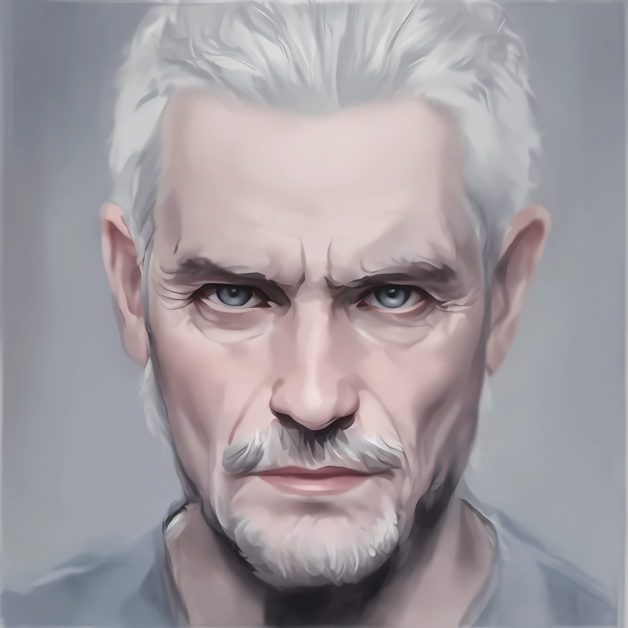 A portrait of a old man, bearded, wrinkled, weathered, with piercing eyes, detailed face, high details, photography, dark studio, rim light, Nikon D850, 50mm, f/1.4