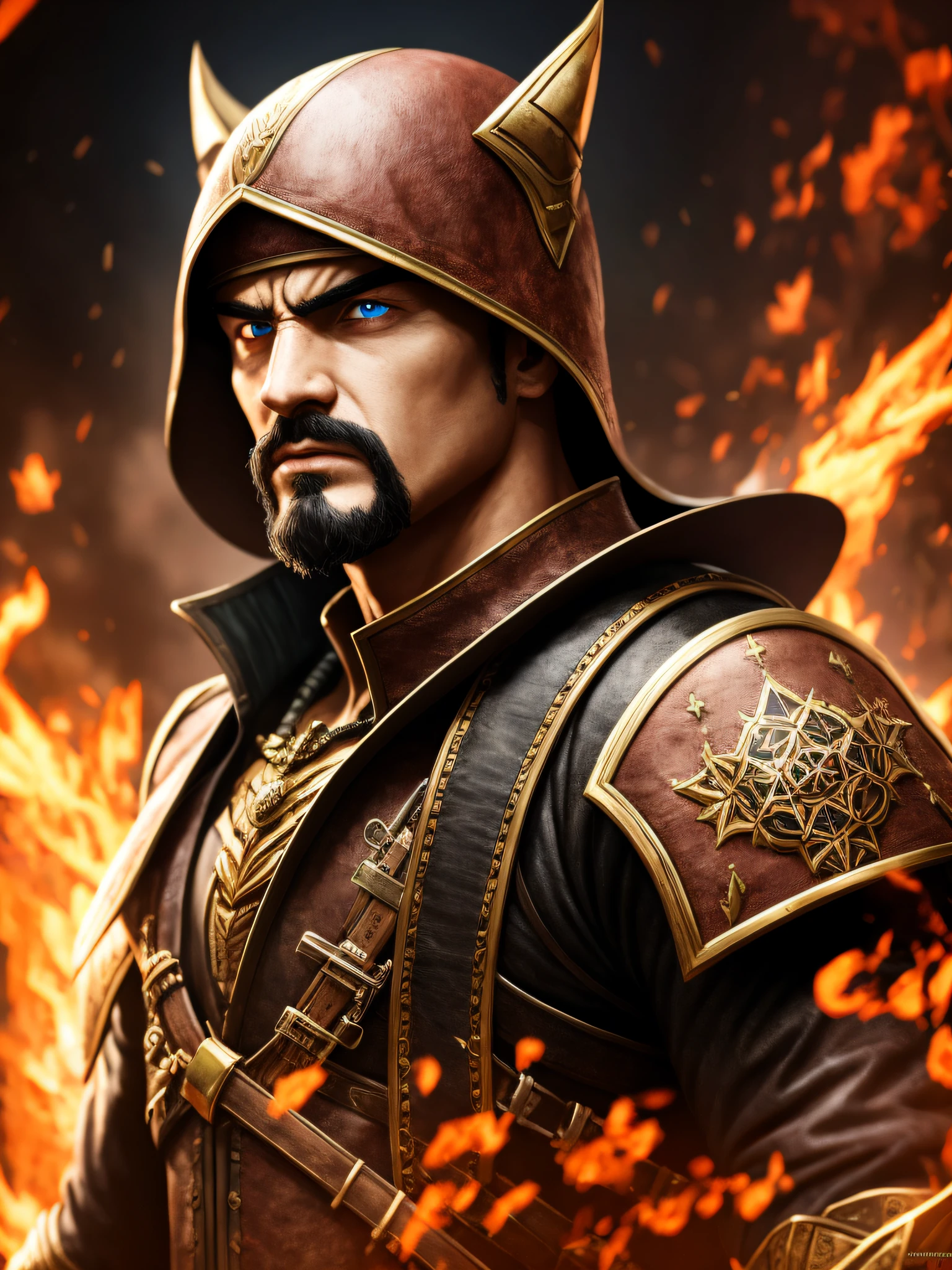 (extremely detailed 8k wallpaper), a medium shot shot of a Battlemage, Intricate, High Detail, Dramatic