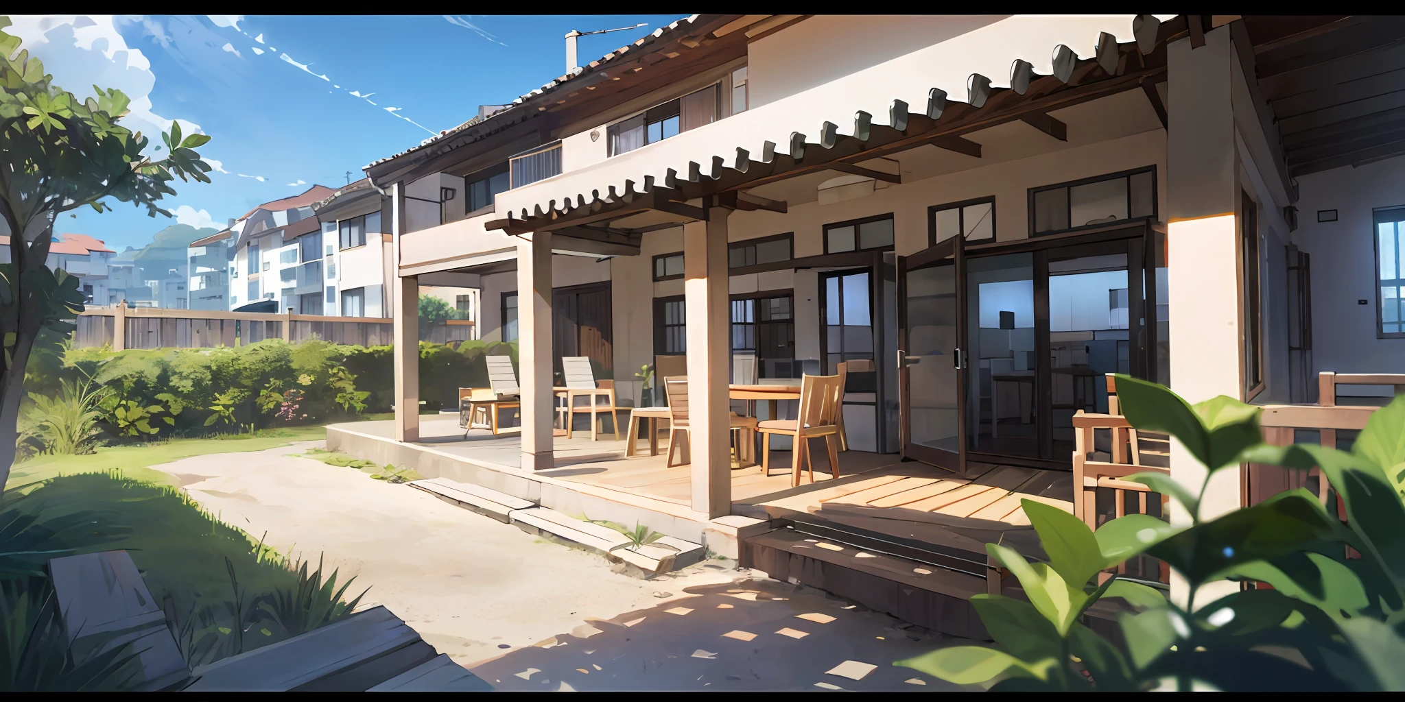 Country house 12 m border by 20 m deep, within condominium 4 km from the beach