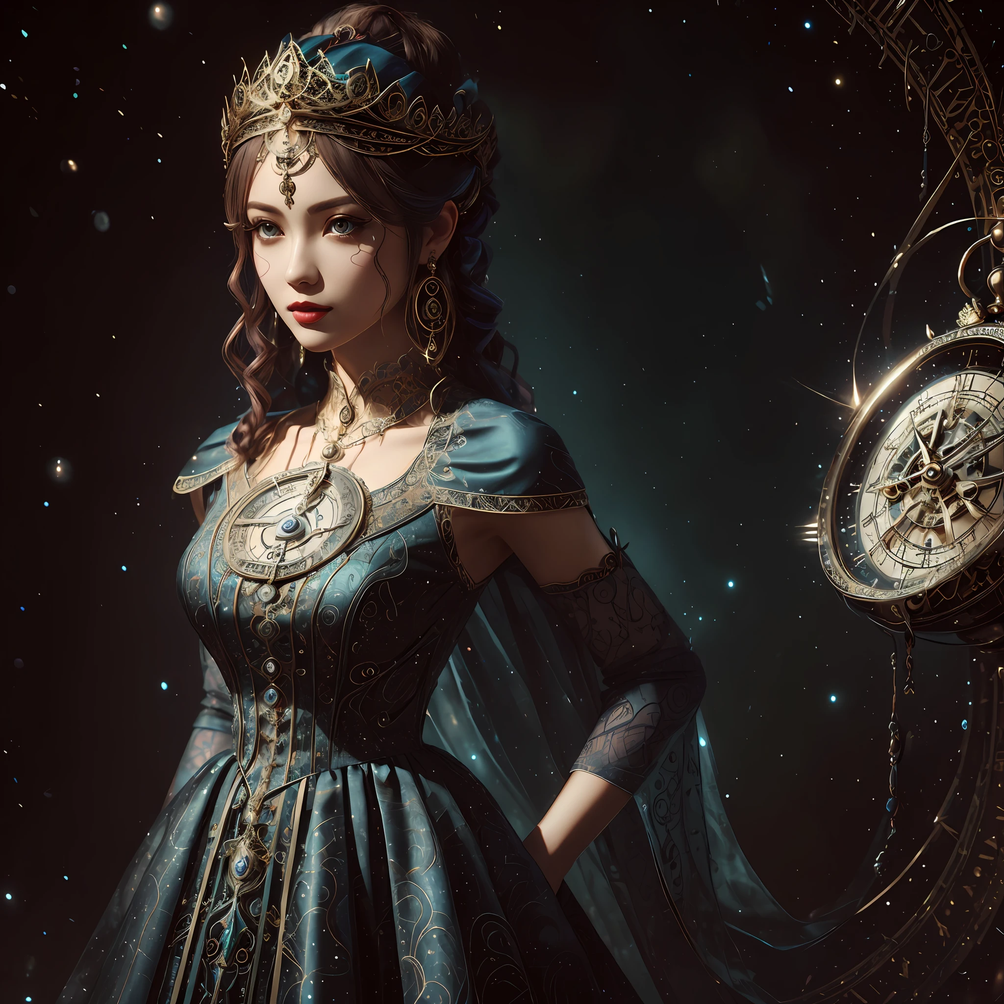 ChronomancyAI
dress on woman a beautiful woman, detailed, intricate