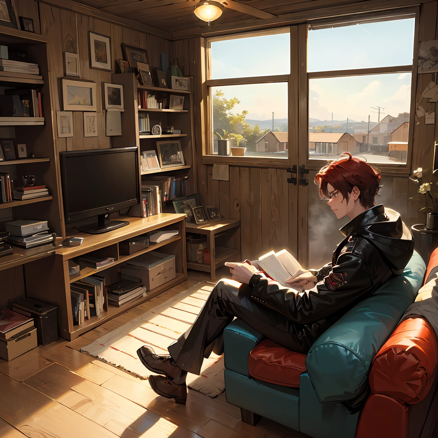 crossed legs, well detailed, 8k