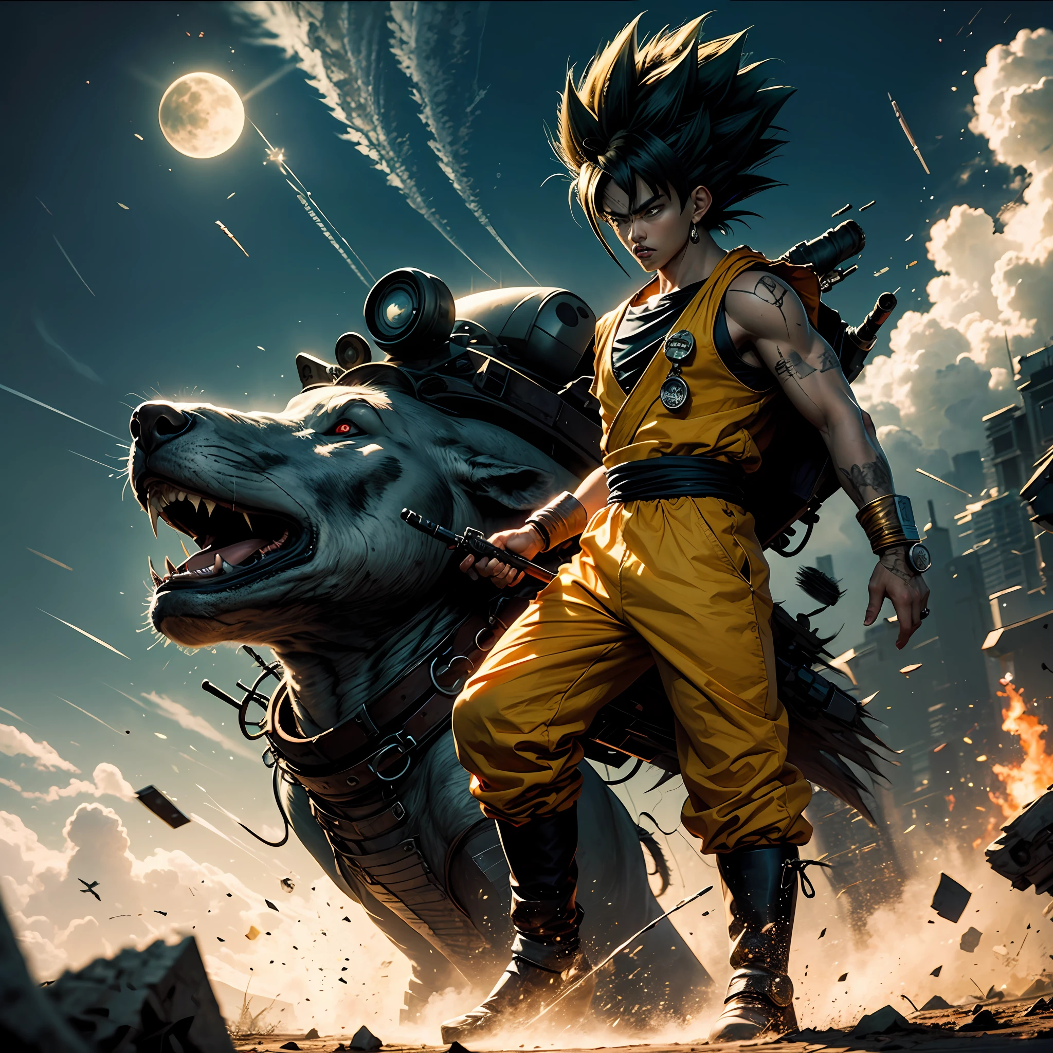 Rambo saiyan, apocalypse scenario --auto