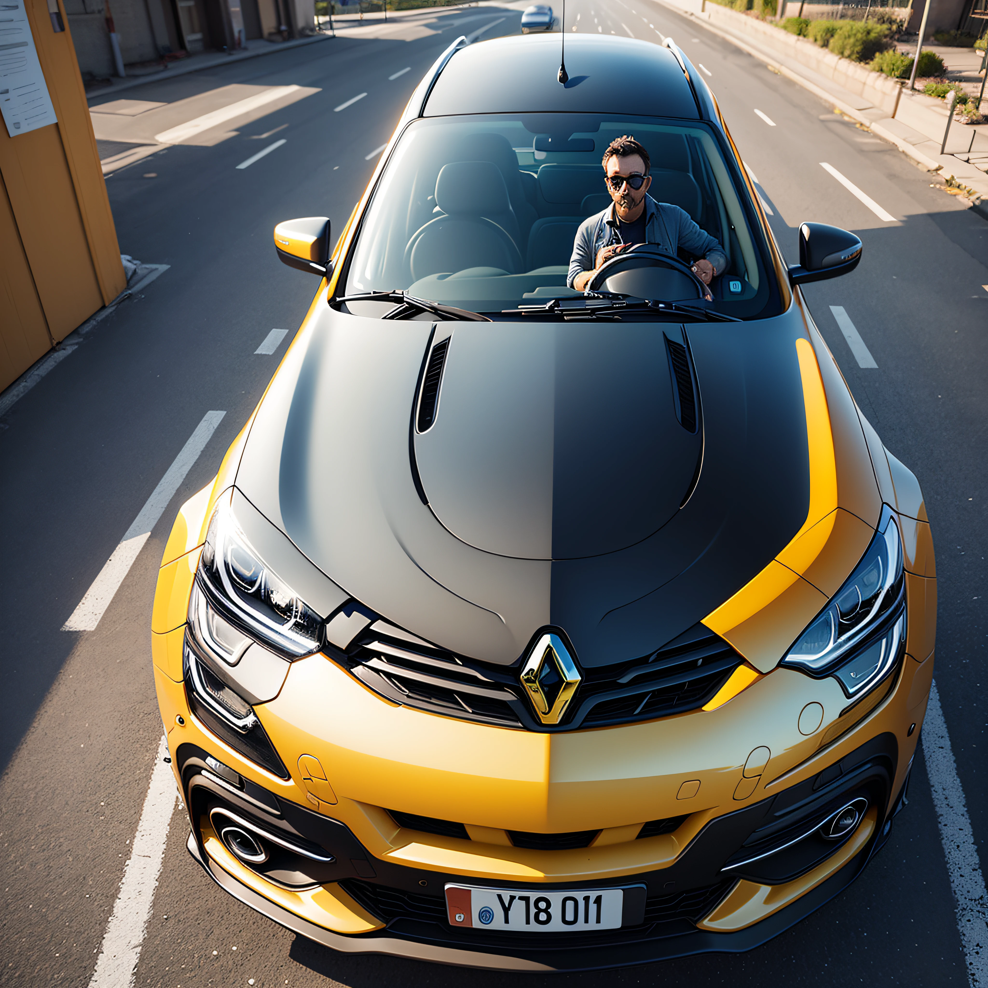 Custom painting: An artist can create a unique work of art through a custom painting on the body of the Renault Megane Gran Tour, transforming it into a true work of art on wheels.