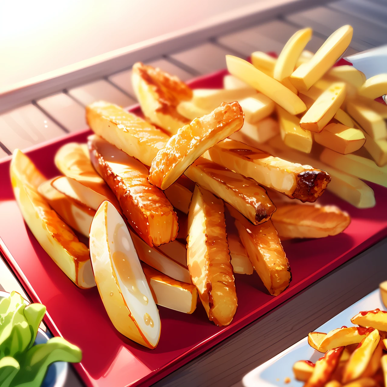 Aravi fries and dips with other food on a table, french fries on the side, french fries, serving fries, fries, with fries, best fries, fries, fries, inspired by Pia fries, crispy and sharp, crisp and clean shape, crisp details, french fries pattern of the country, french fries as a hand
Arm, crispy and clear, by Dietmar Damerau