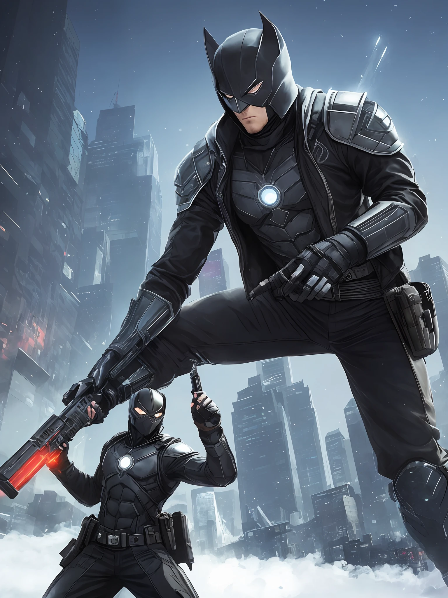 Futuristic vigilante