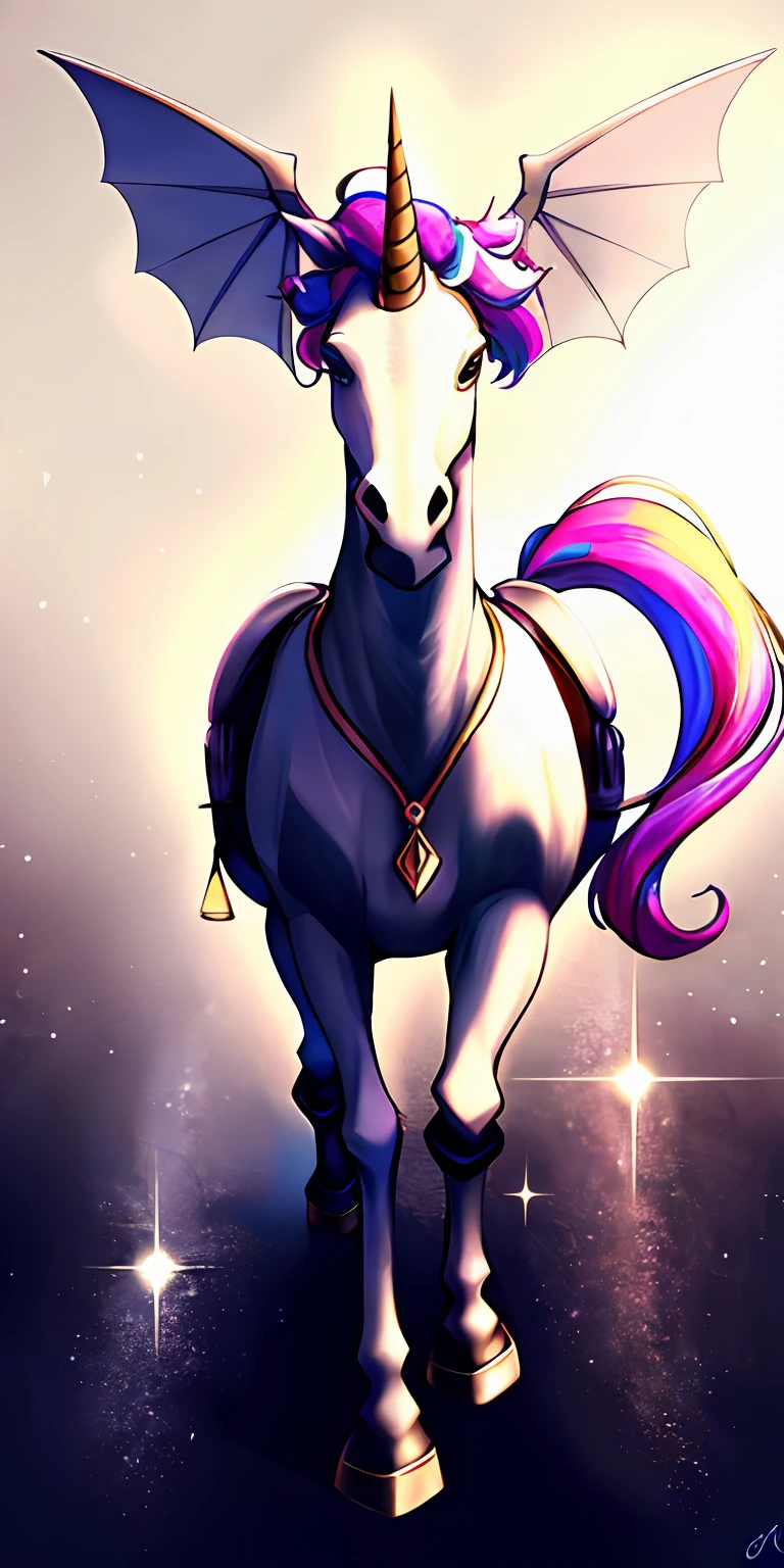 please include a pink unicorn
