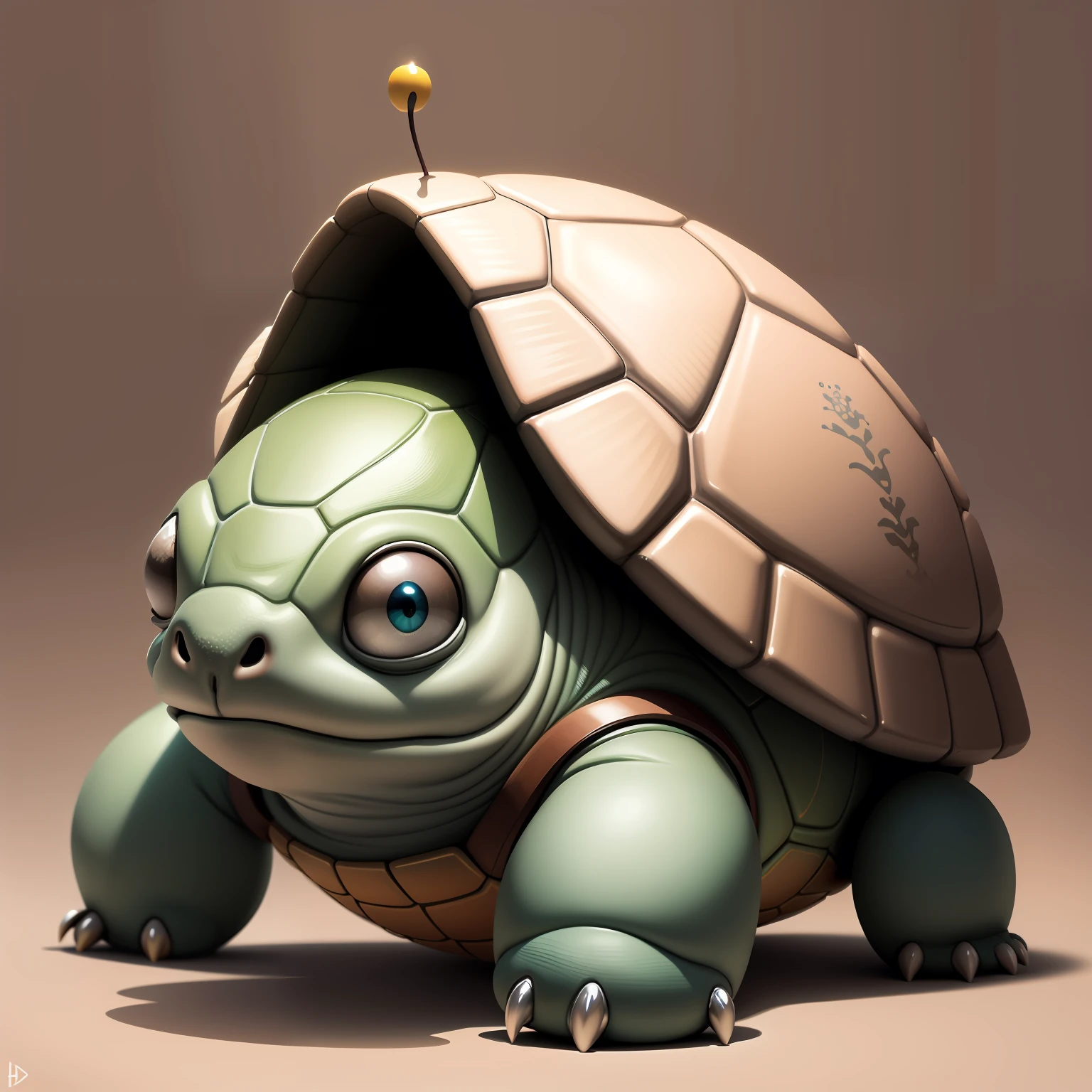 a turtle, small, caricatur, hd,