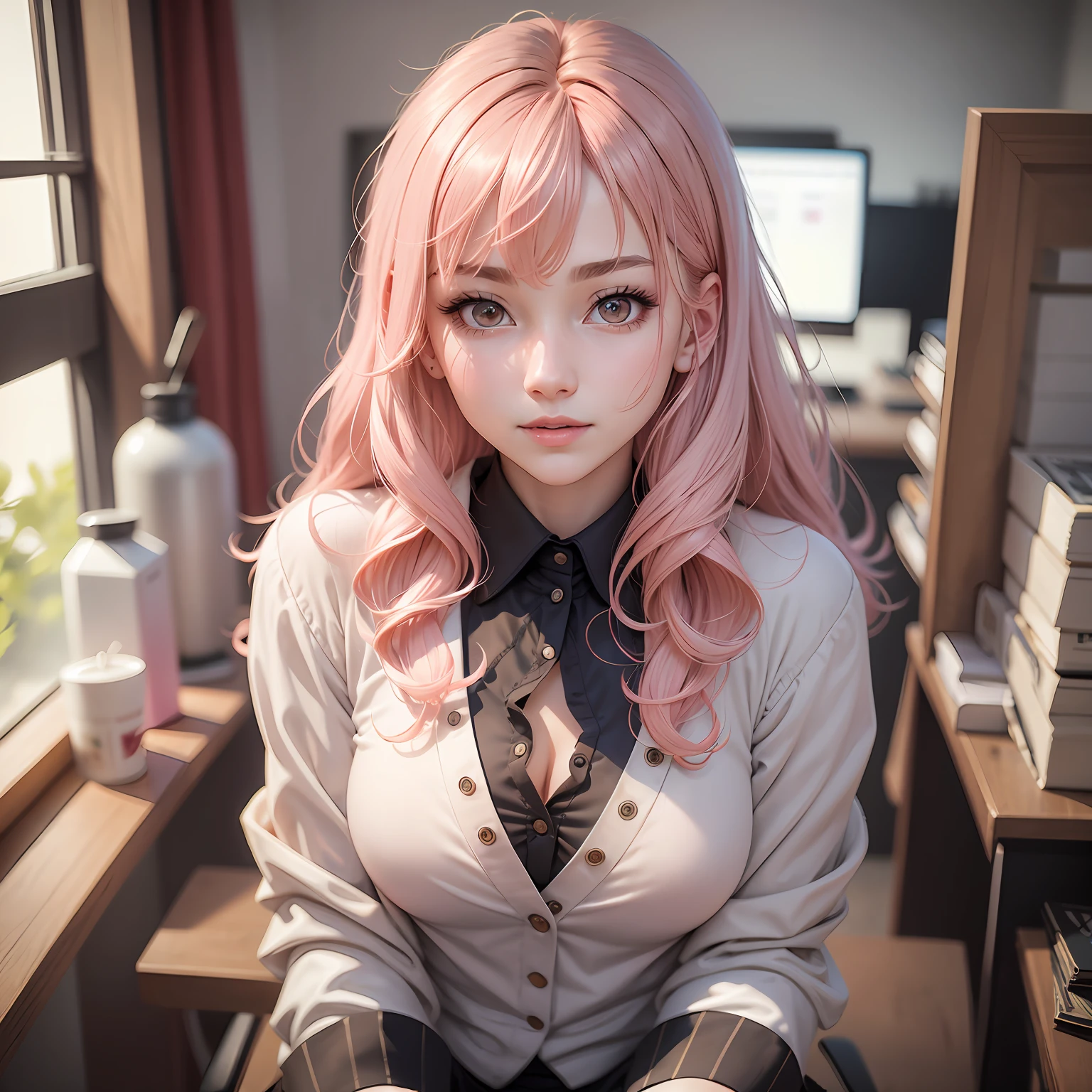 Hair is pink --auto