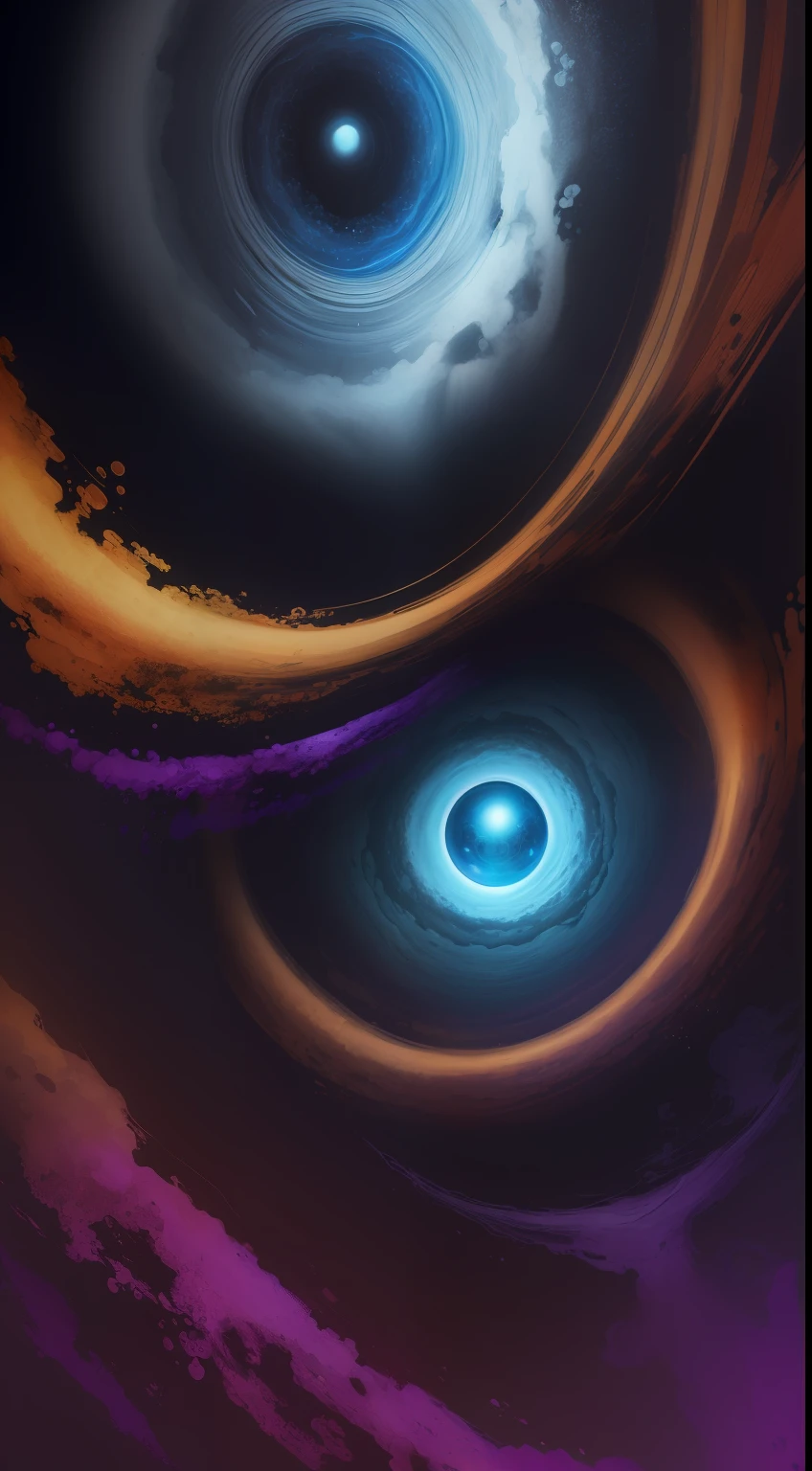 Best quality: 1.0), (ultra-high resolution: 1.0), abstract art cosmic eye