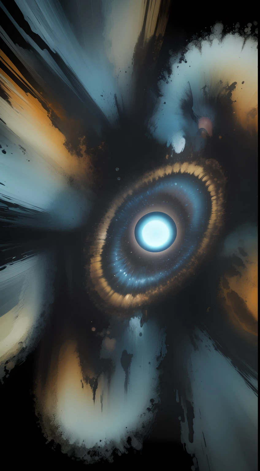 Best quality: 1.0), (ultra-high resolution: 1.0), abstract art cosmic eye