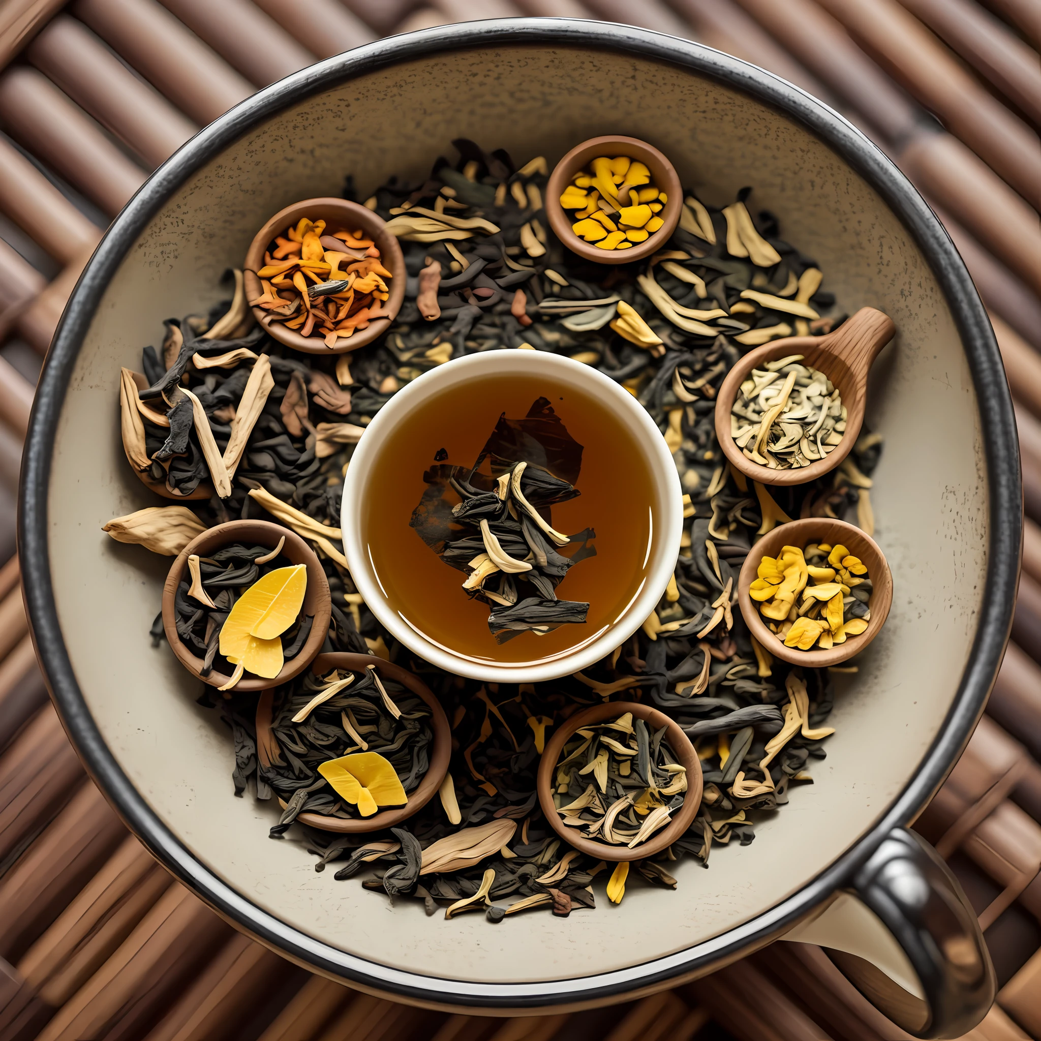 Tea is a drink made by steeping or boiling tea leaves. Tea leaves are processed from the fresh leaves of the tea plant.
There are many types of tea, mainly divided into green tea, black tea, oolong tea, white tea, yellow tea and black tea. Each tea is made differently in process and taste, with unique characteristics and flavors.