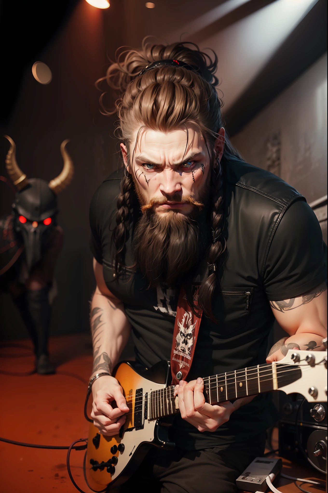 Metalhead, Viking, dark, hell, guitarist, vocalist, socialist, Nordic