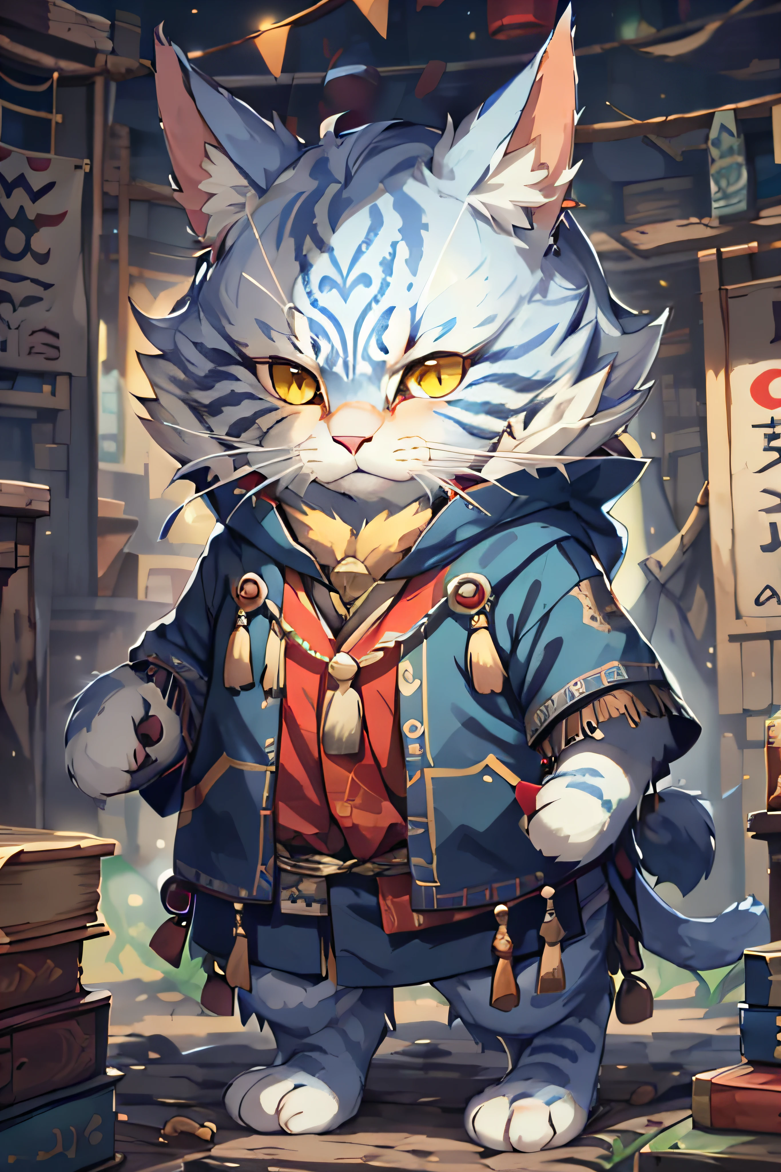 fullbody, c4ttitude, shaman, tribal mask