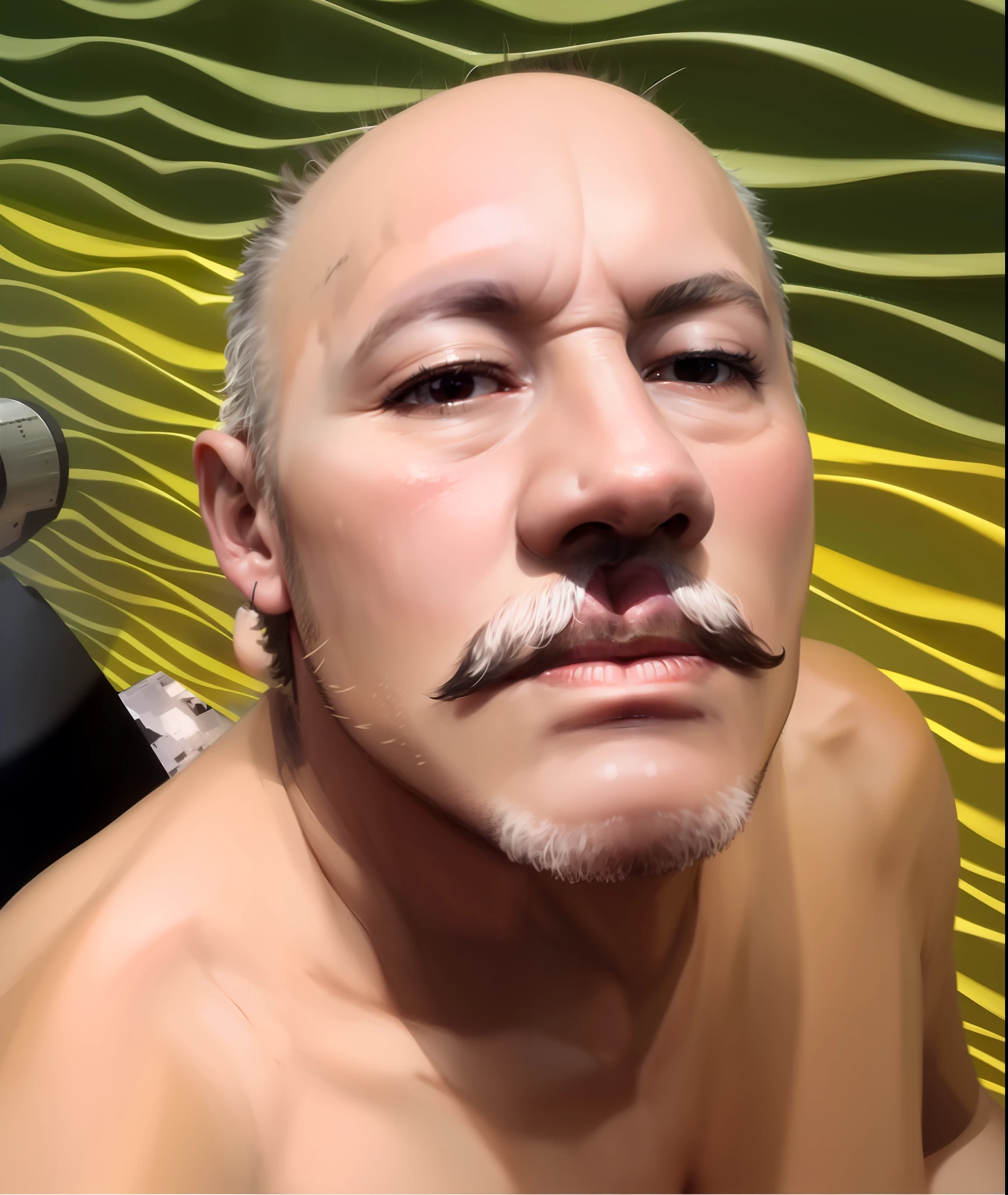 Add a beard and mustache to this 4K man: --auto