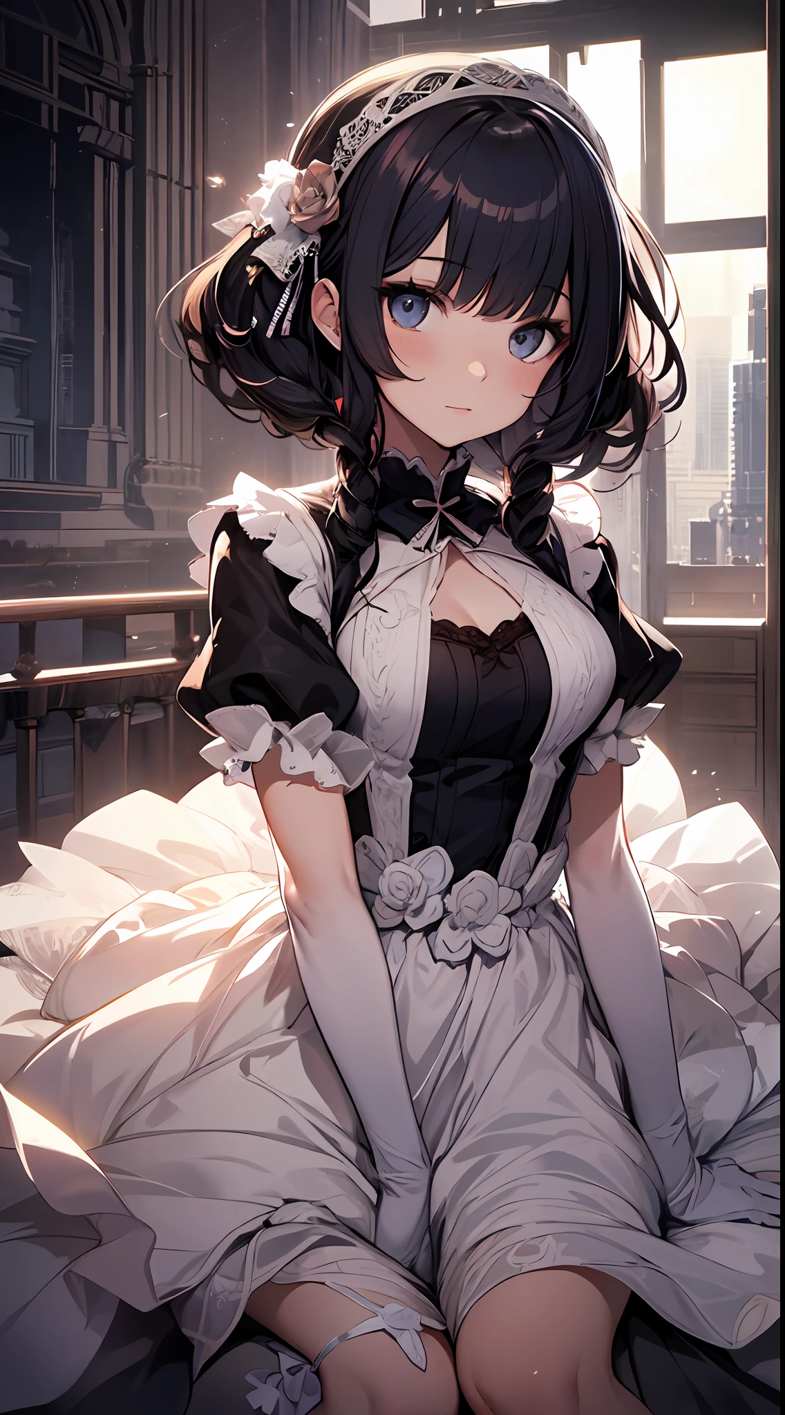 "A ray of light shines into the dimly lit room, and in the center of it are Japan -year-old g, whofaces are full of spirit-like innocence, whose transparency and potential for the future give them a fascinating presence.
The girl wears a gothic Lolita-style fluffy dress. Its velvet and silk materials are beautifully decorated with delicate lace and ribbons. Part of the dress is soft, bulging tulle, expressing a fluffy texture that makes you feel impressed.
Her skin is transparent, and its purity can be said to be a symbol of the beautiful girl that Akiba men yearn for. Her big eyes are as deep as a lake, and they are filled with curiosity and innocence.
Her presence is like an art in the room. The fusion of innocence and possibility is not only visually beautiful, but also deeply resonates in the heart.
In this work, the transparency of the girl, the texture of her clothes, the composition in which she comes forward, everything is delicately depicted in detail. It's a masterpiece of the best."
Her skin is crystal clear white, and its transparency emphasizes her purity and anticipation for the future. Her big eyes are as quiet and deep as a lake, and her gaze is full of innocence and curiosity.
Her presence radiates a charm that no one in the room can take their eyes off of. Her innocence and great potential for the future make her special.
In this work, the transparency of the girl, the texture of her clothes, the composition in which she comes forward, all of these are delicately depicted in detail. I would say masterpiece of the best." The image should be hyper-realistic, highly detailed, and in high-resolution 16k. Use a Sony Alpha 1 Mirrorless Camera with a Sony FE 24-105mm f/4 G OSS lens. Set the ISO sensitivity to 32,000 and the shutter speed to 1/125 second. The image should be framed in such a way that the girl is in the center, with the vast starry sky above and the rolling hills of "Princess Mononoke" in the background. --ar 16:9 --