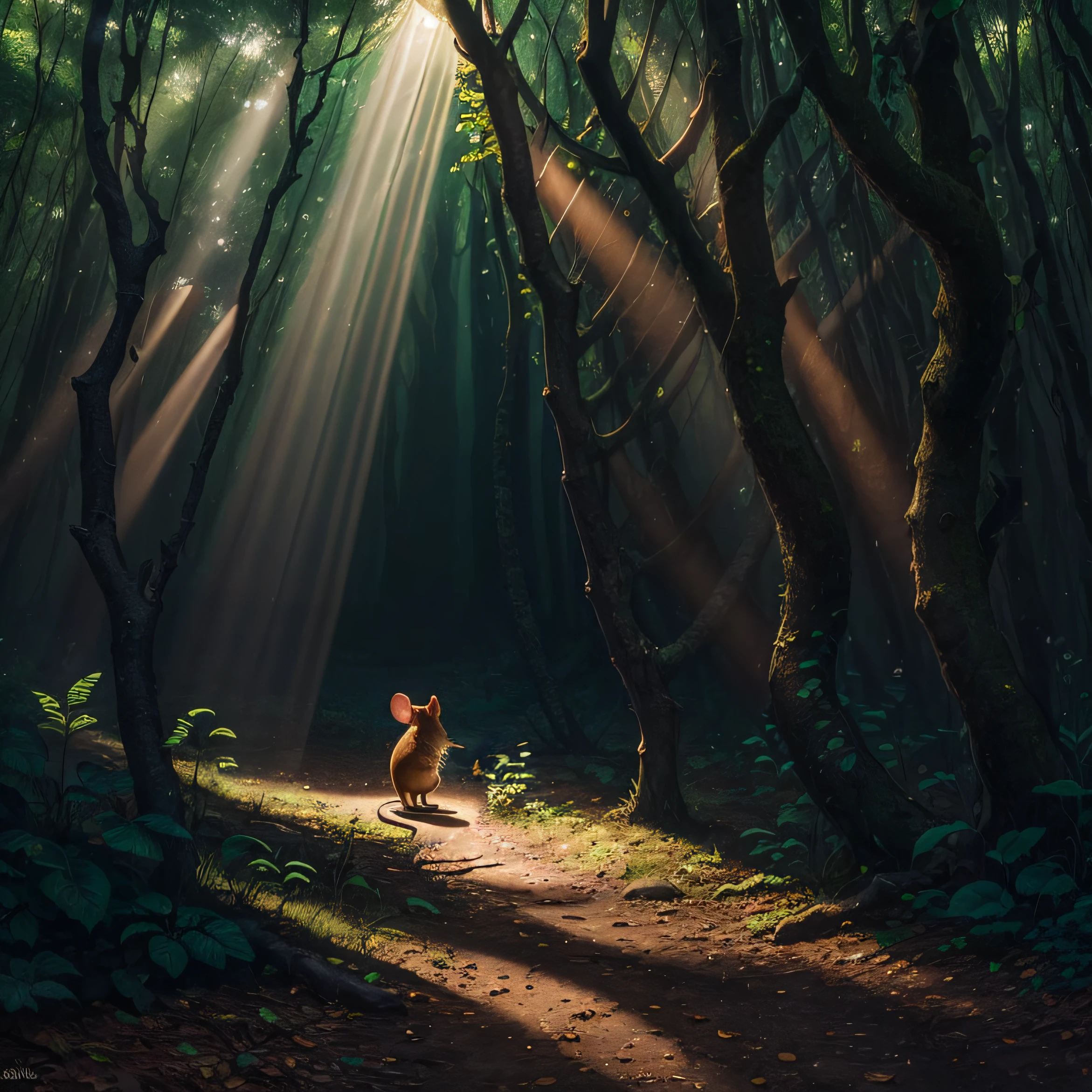 (surrounding forest) | (similar forest)