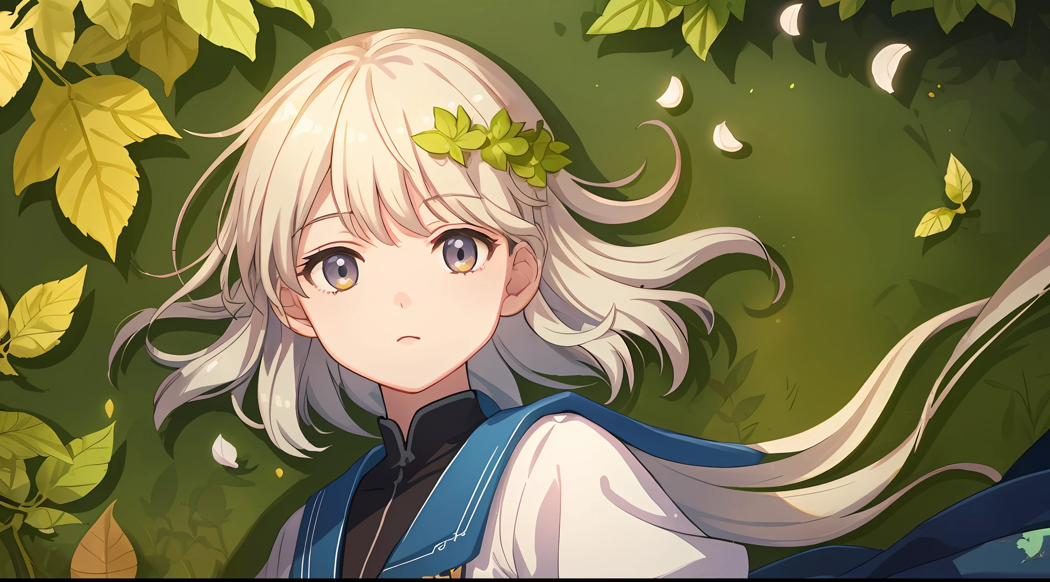 Masterpiece, best quality, (very detailed CG unity 8k wallpaper) (best quality), (best illustration), (best shadows) Nature&#39;s delicate leaves petals of various colors falling in the air light Tracking, super detailed --v6