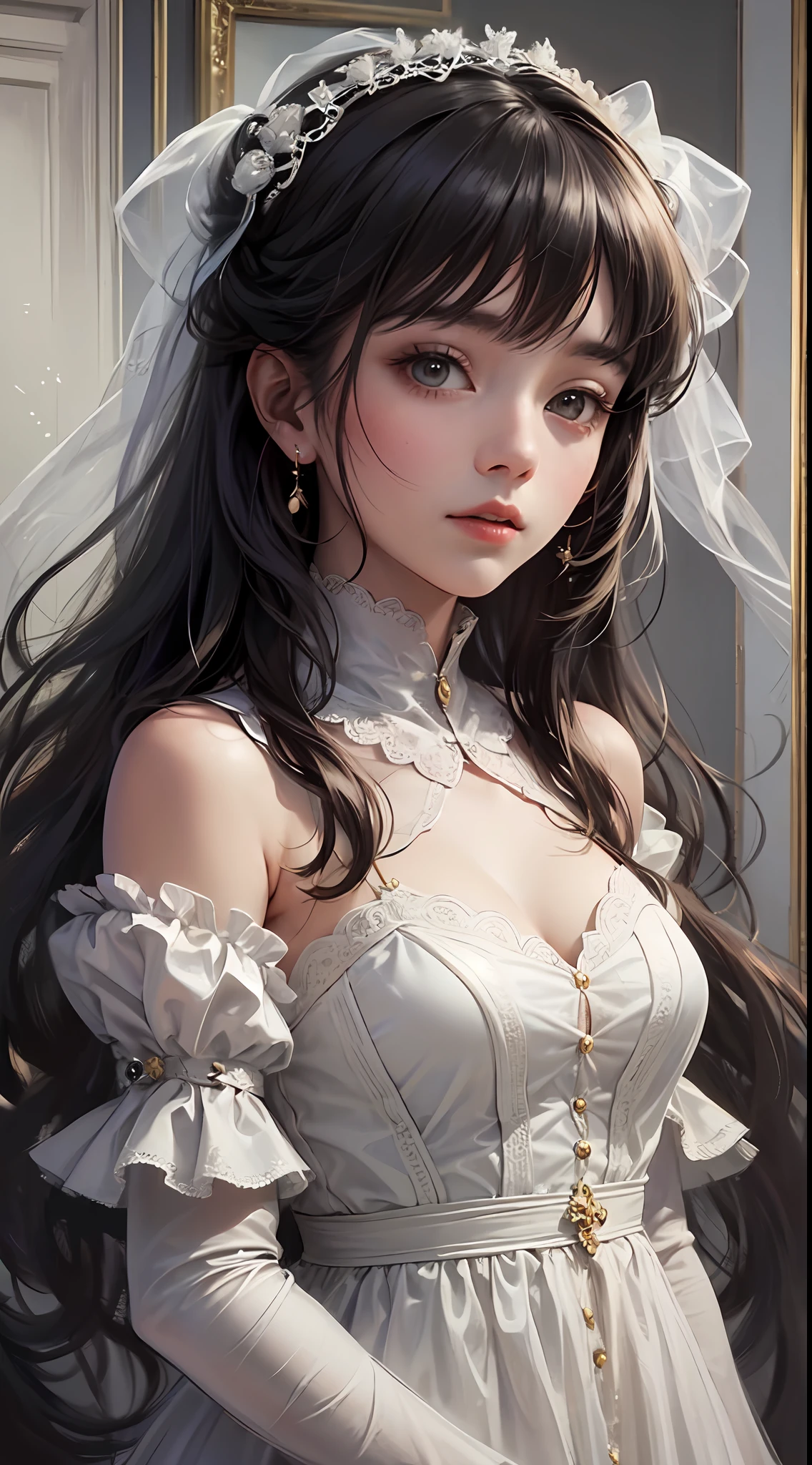 "A ray of light shines into the dimly lit room, and in the center of it are Japan -year-old g, whofaces are full of spirit-like innocence, whose transparency and potential for the future give them a fascinating presence.
The girl wears a gothic Lolita-style fluffy dress. Its velvet and silk materials are beautifully decorated with delicate lace and ribbons. Part of the dress is soft, bulging tulle, expressing a fluffy texture that makes you feel impressed.
Her skin is transparent, and its purity can be said to be a symbol of the beautiful girl that Akiba men yearn for. Her big eyes are as deep as a lake, and they are filled with curiosity and innocence.
Her presence is like an art in the room. The fusion of innocence and possibility is not only visually beautiful, but also deeply resonates in the heart.
In this work, the transparency of the girl, the texture of her clothes, the composition in which she comes forward, everything is delicately depicted in detail. It's a masterpiece of the best."
Her skin is crystal clear white, and its transparency emphasizes her purity and anticipation for the future. Her big eyes are as quiet and deep as a lake, and her gaze is full of innocence and curiosity.
Her presence radiates a charm that no one in the room can take their eyes off of. Her innocence and great potential for the future make her special.
In this work, the transparency of the girl, the texture of her clothes, the composition in which she comes forward, all of these are delicately depicted in detail. I would say masterpiece of the best." The image should be hyper-realistic, highly detailed, and in high-resolution 16k. Use a Sony Alpha 1 Mirrorless Camera with a Sony FE 24-105mm f/4 G OSS lens. Set the ISO sensitivity to 32,000 and the shutter speed to 1/125 second. The image should be framed in such a way that the girl is in the center, with the vast starry sky above and the rolling hills of "Princess Mononoke" in the background. --ar 16:9 --